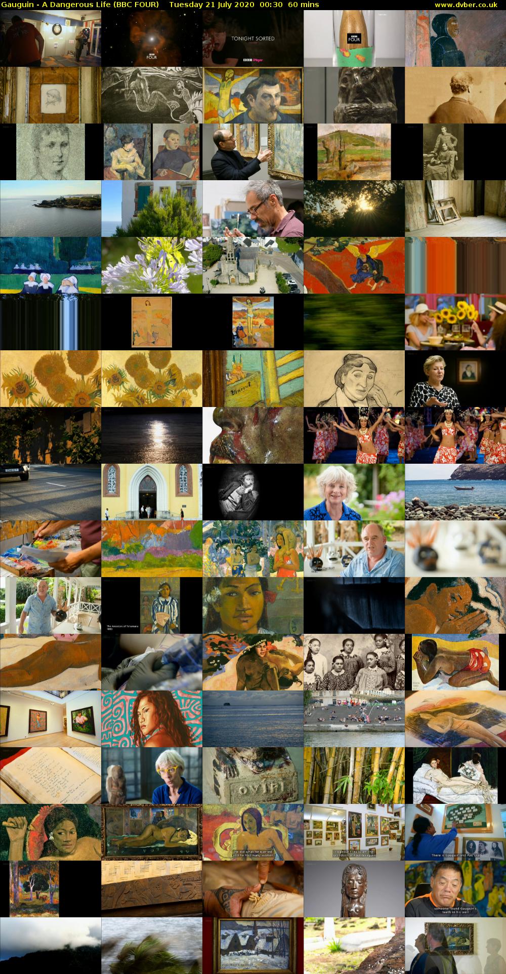 Gauguin - A Dangerous Life (BBC FOUR) Tuesday 21 July 2020 00:30 - 01:30