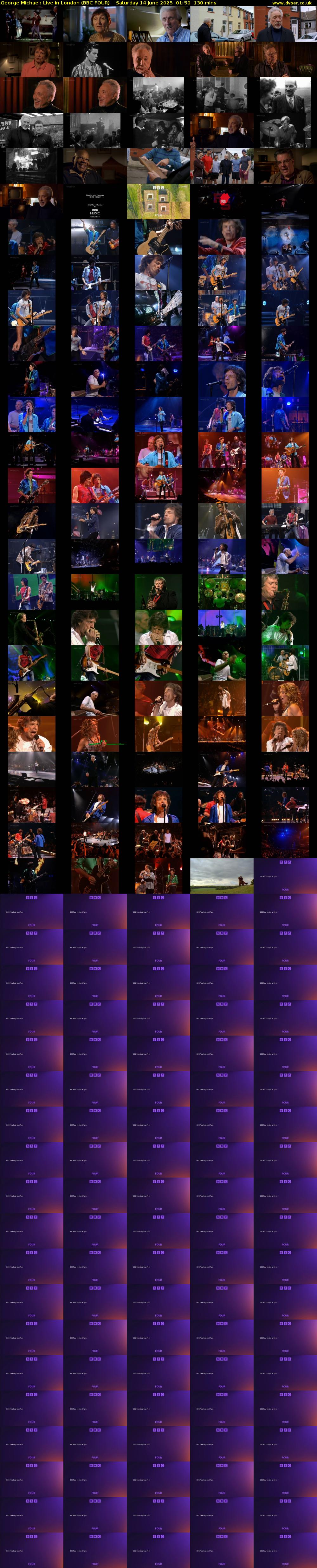 George Michael: Live in London (BBC FOUR) Saturday 14 June 2025 01:50 - 04:00