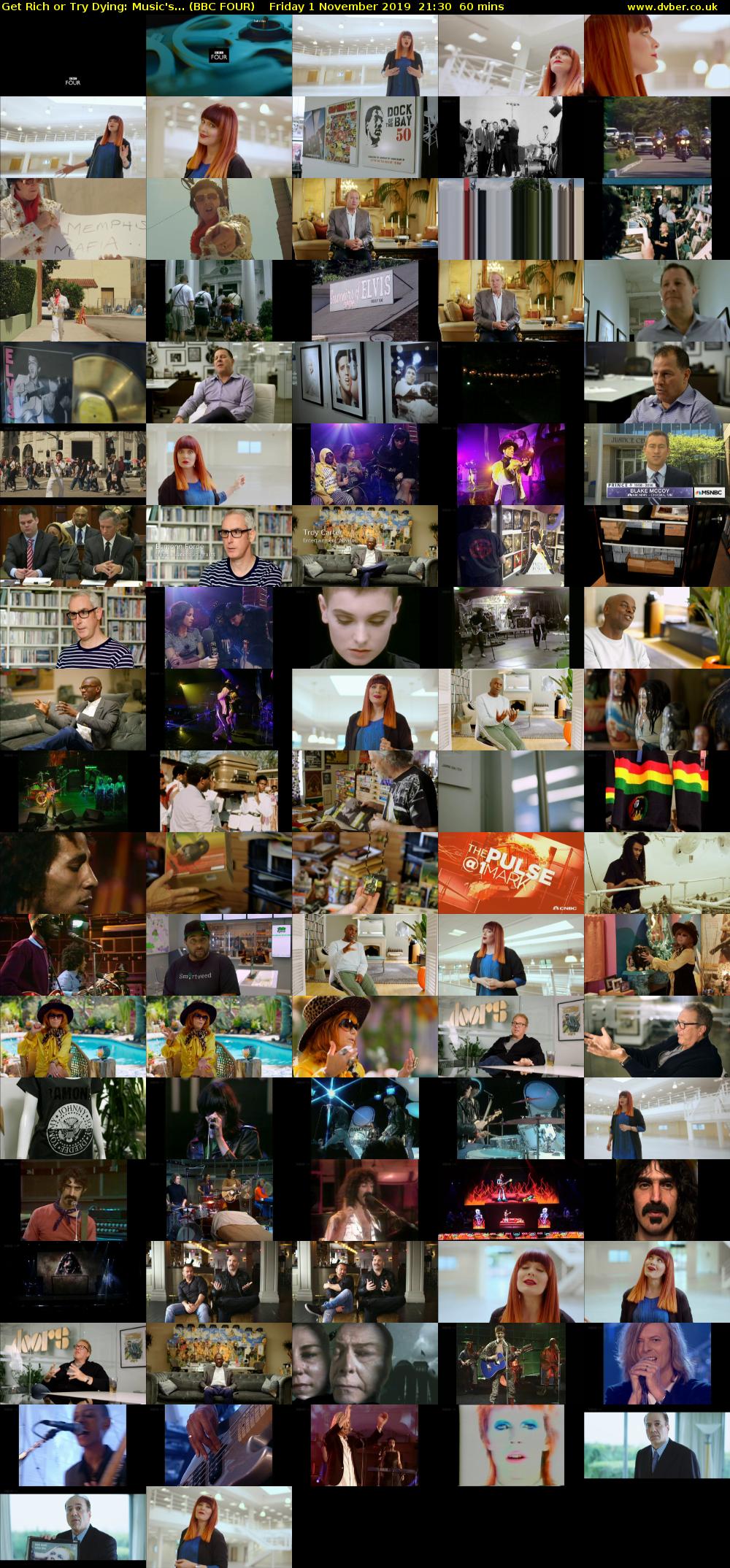 Get Rich or Try Dying: Music's... (BBC FOUR) Friday 1 November 2019 21:30 - 22:30
