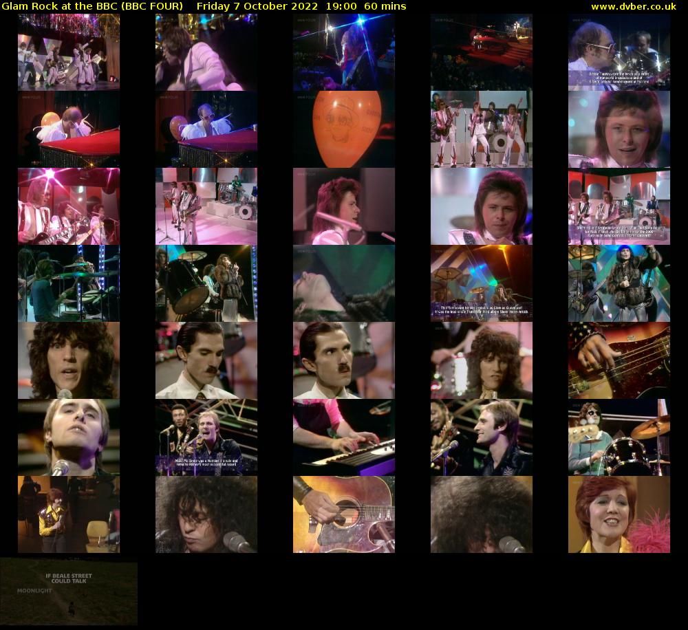 Glam Rock at the BBC (BBC FOUR) Friday 7 October 2022 19:00 - 20:00
