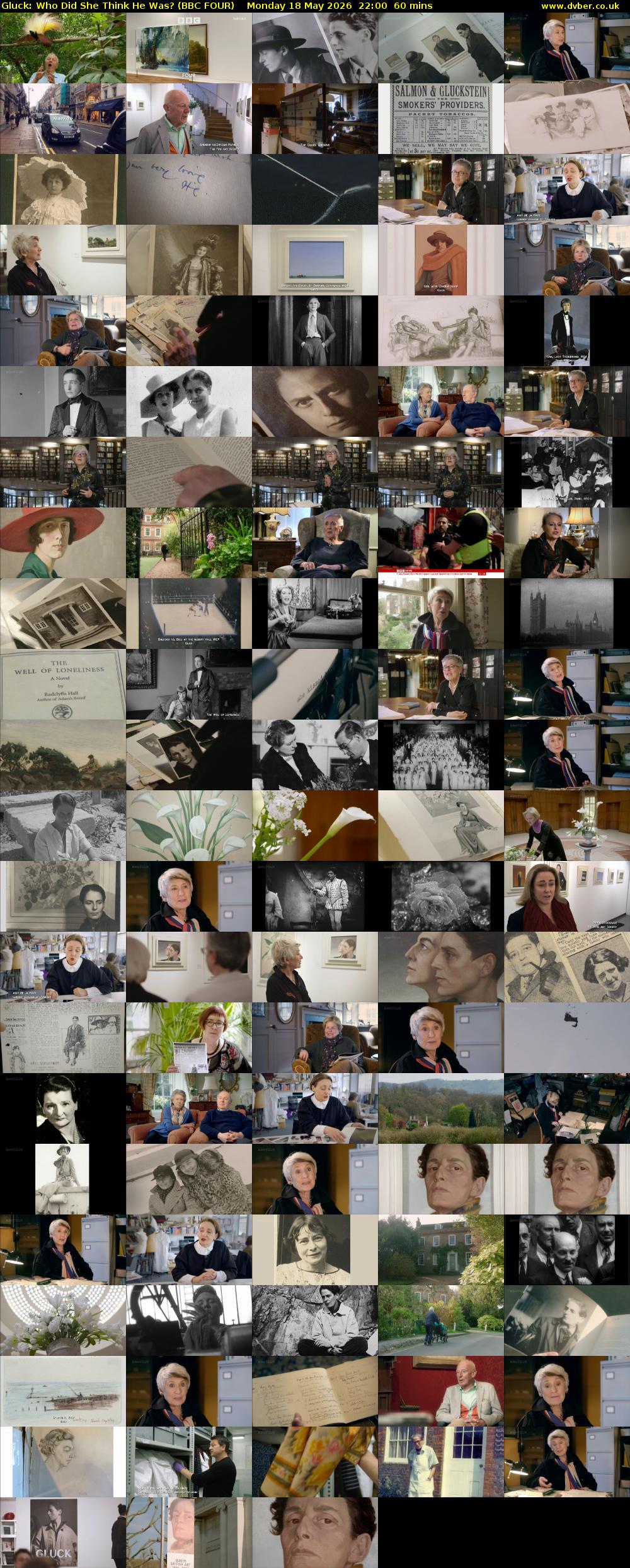 Gluck: Who Did She Think He Was? (BBC FOUR) Monday 18 May 2026 22:00 - 23:00