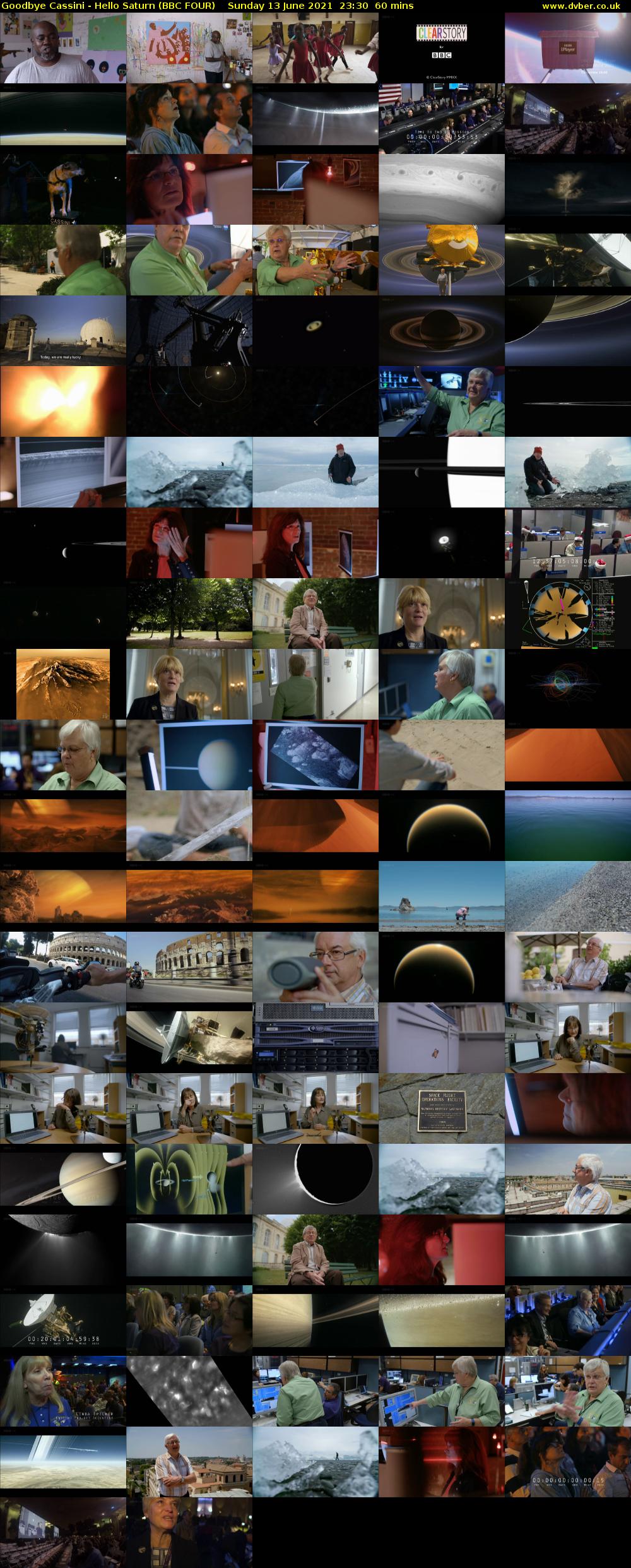 Goodbye Cassini - Hello Saturn (BBC FOUR) Sunday 13 June 2021 23:30 - 00:30