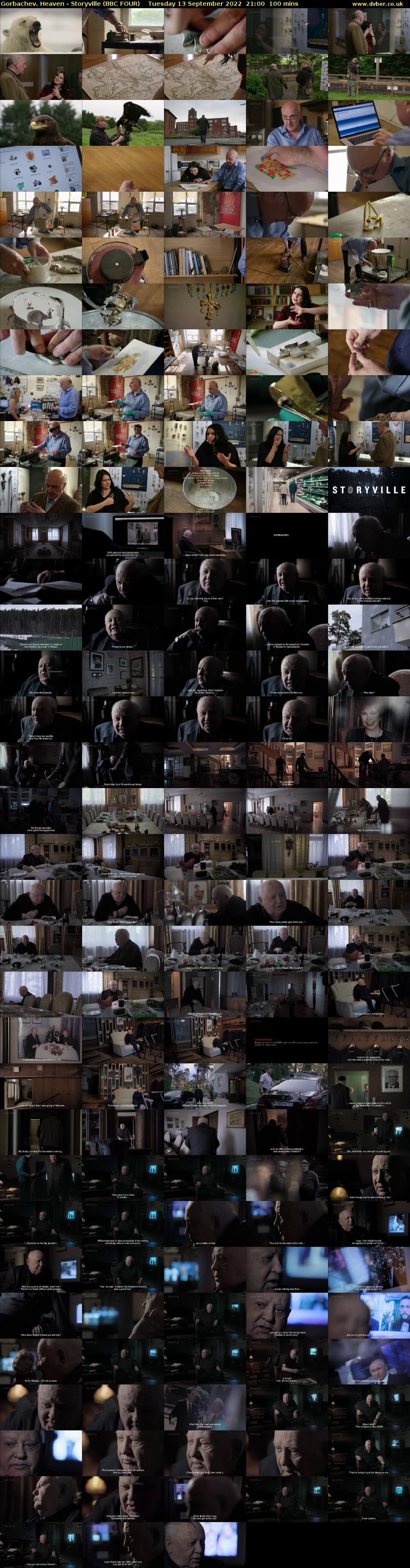 Gorbachev. Heaven - Storyville (BBC FOUR) Tuesday 13 September 2022 21:00 - 22:40