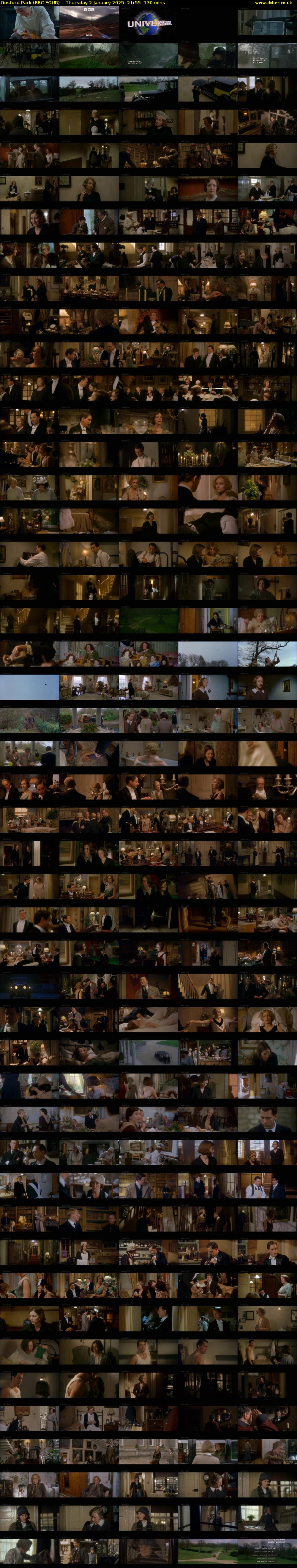 Gosford Park (BBC FOUR) Thursday 2 January 2025 21:55 - 00:05
