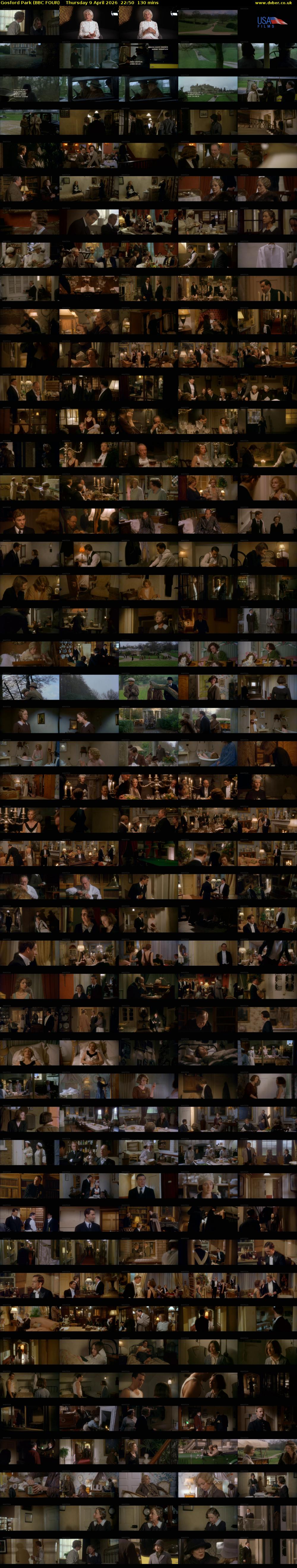 Gosford Park (BBC FOUR) Thursday 9 April 2026 22:50 - 01:00