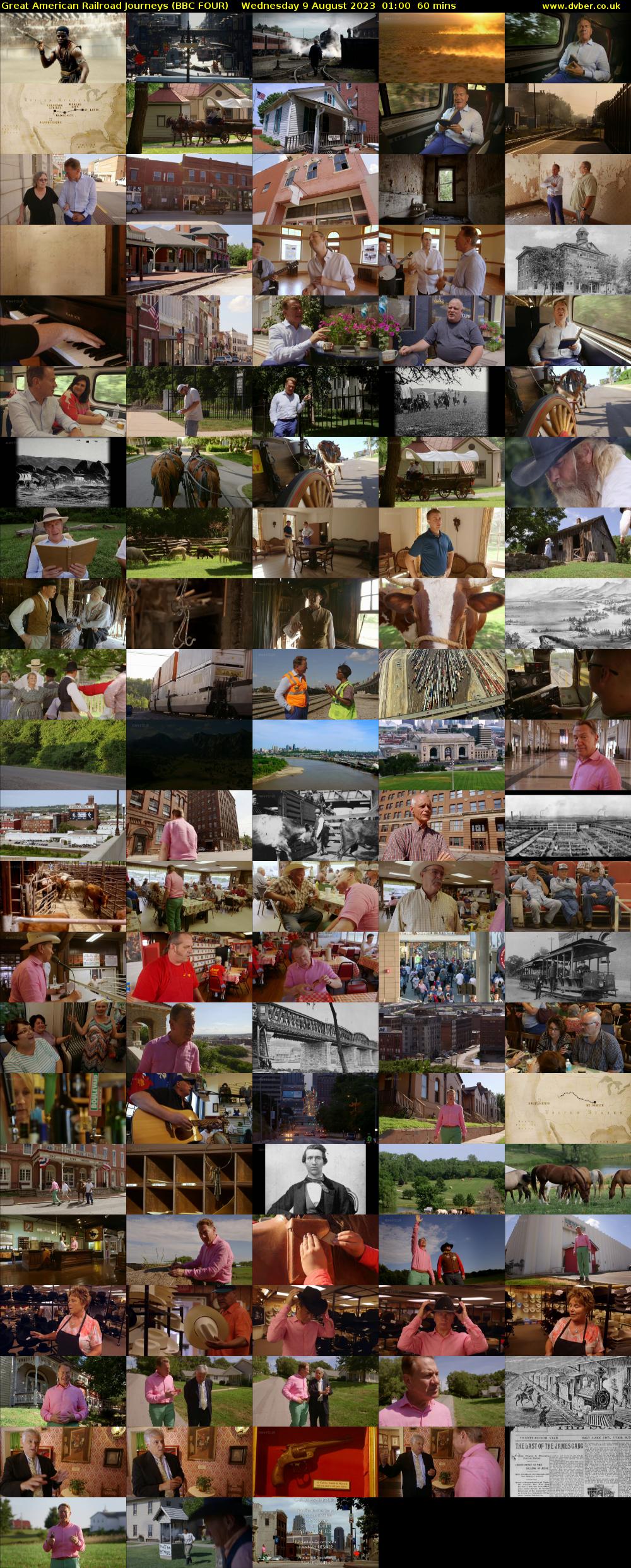 Great American Railroad Journeys (BBC FOUR) Wednesday 9 August 2023 01:00 - 02:00