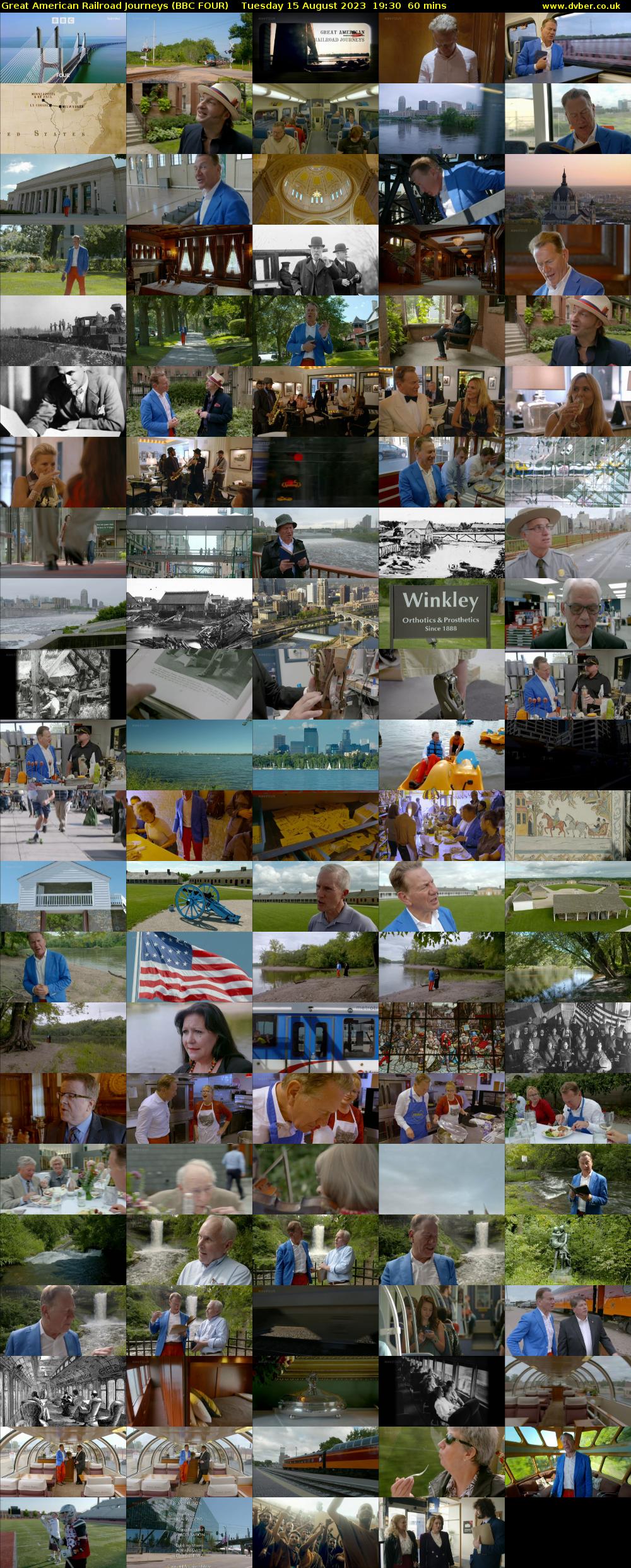 Great American Railroad Journeys (BBC FOUR) Tuesday 15 August 2023 19:30 - 20:30