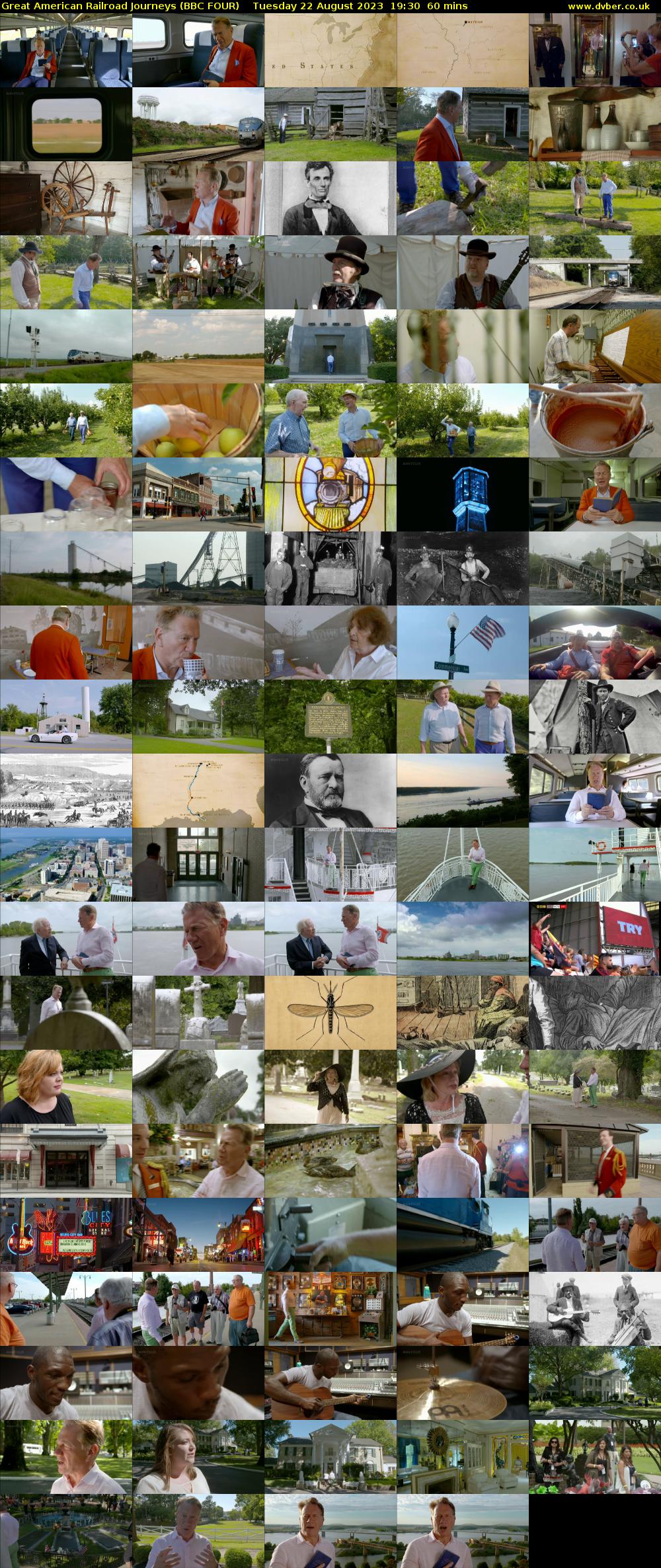 Great American Railroad Journeys (BBC FOUR) Tuesday 22 August 2023 19:30 - 20:30