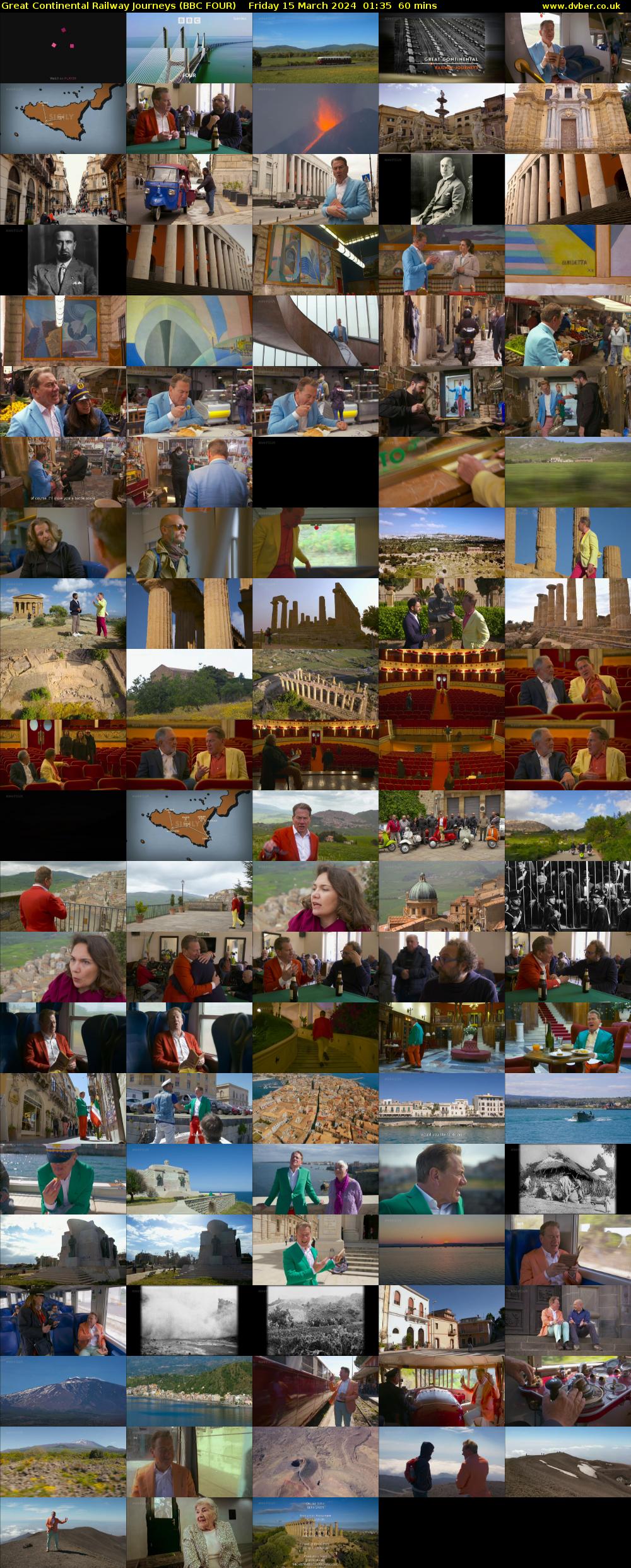 Great Continental Railway Journeys (BBC FOUR) Friday 15 March 2024 01:35 - 02:35