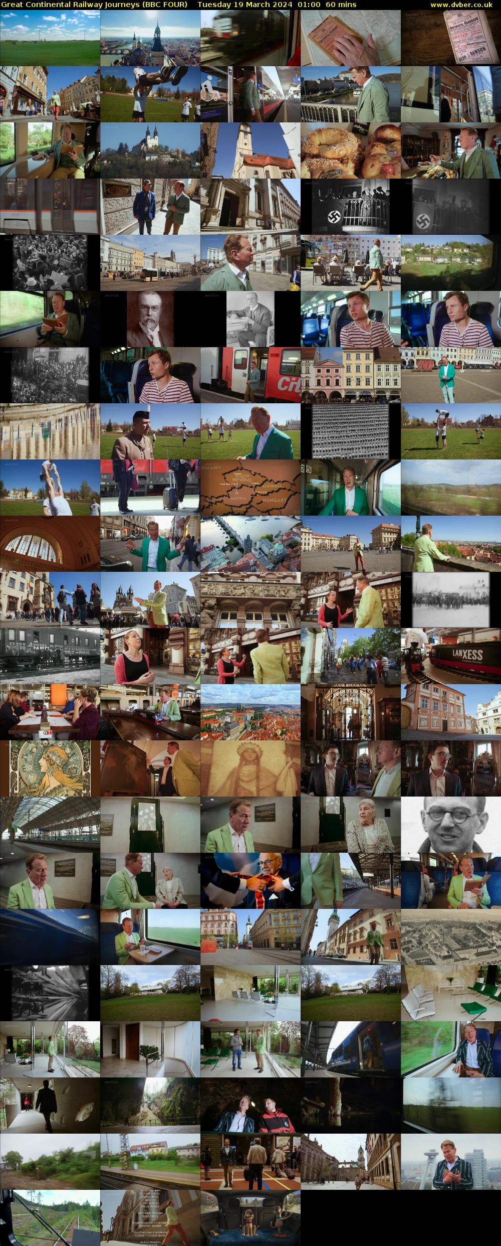 Great Continental Railway Journeys (BBC FOUR) Tuesday 19 March 2024 01:00 - 02:00