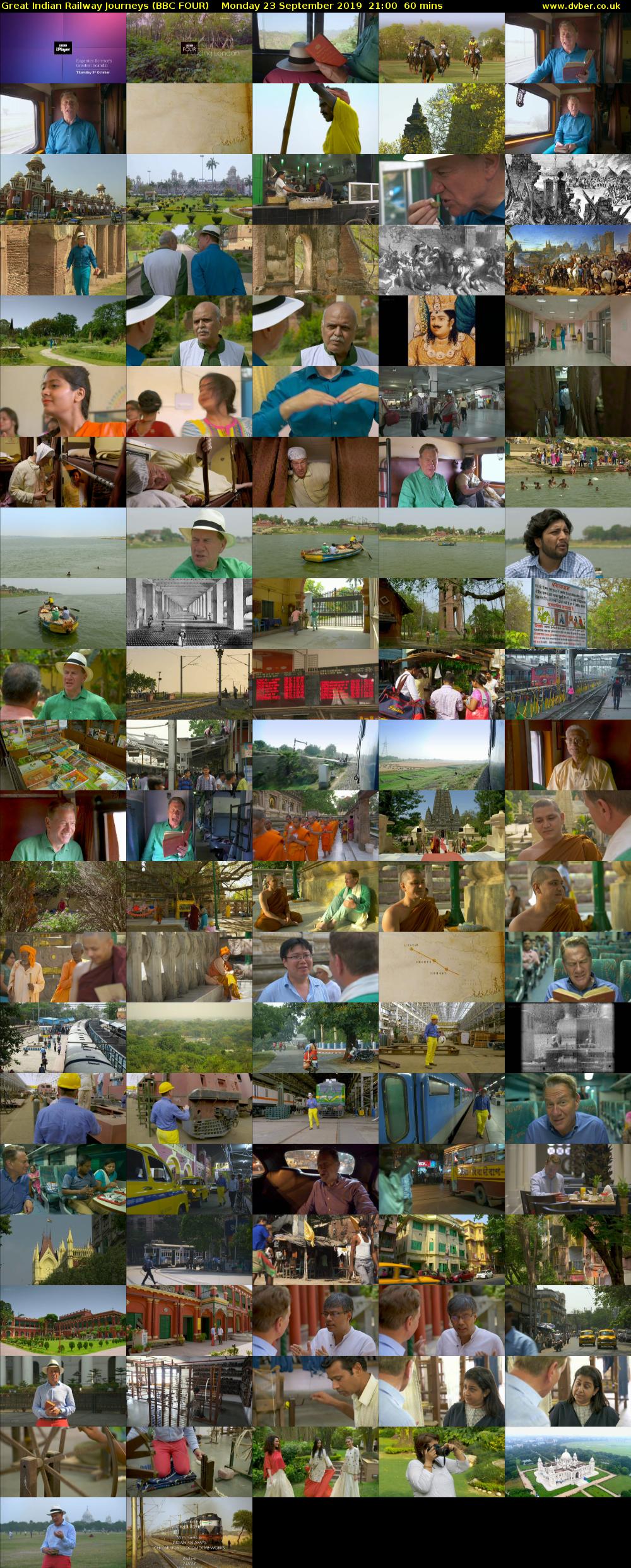 Great Indian Railway Journeys (BBC FOUR) Monday 23 September 2019 21:00 - 22:00