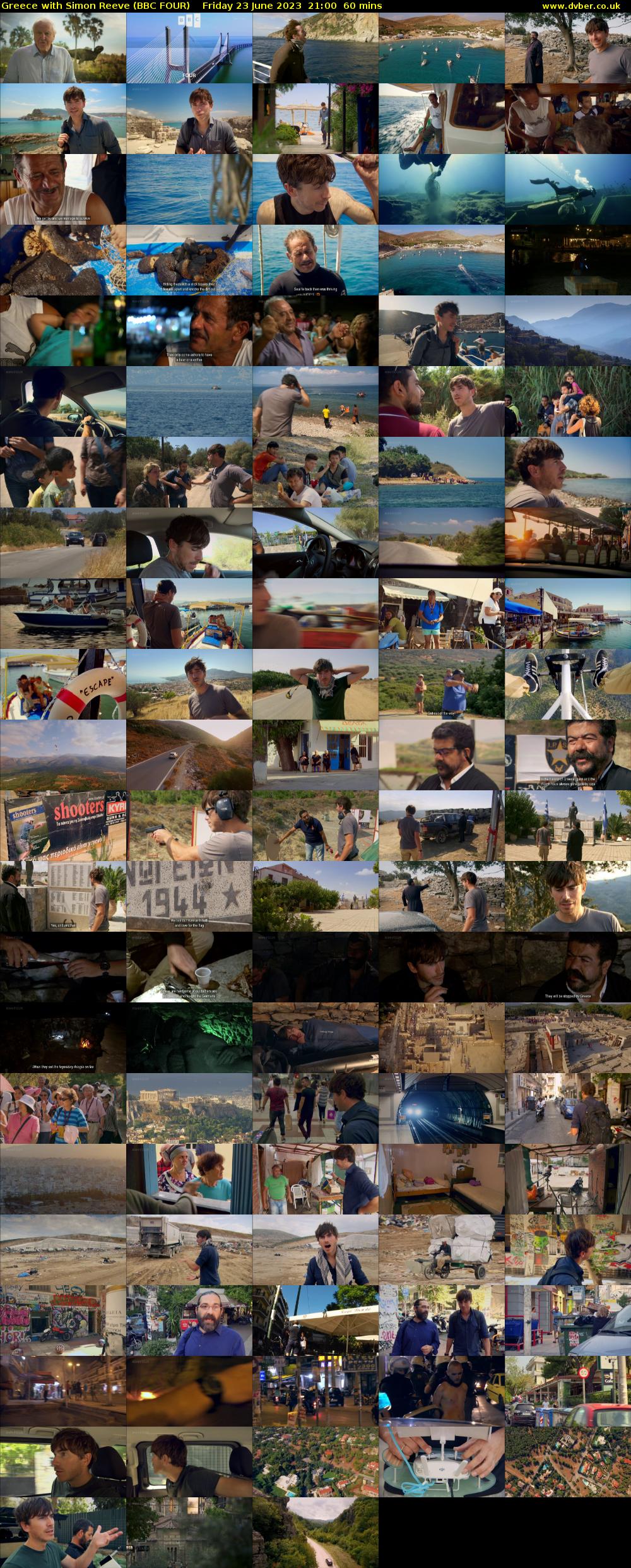 Greece with Simon Reeve (BBC FOUR) Friday 23 June 2023 21:00 - 22:00
