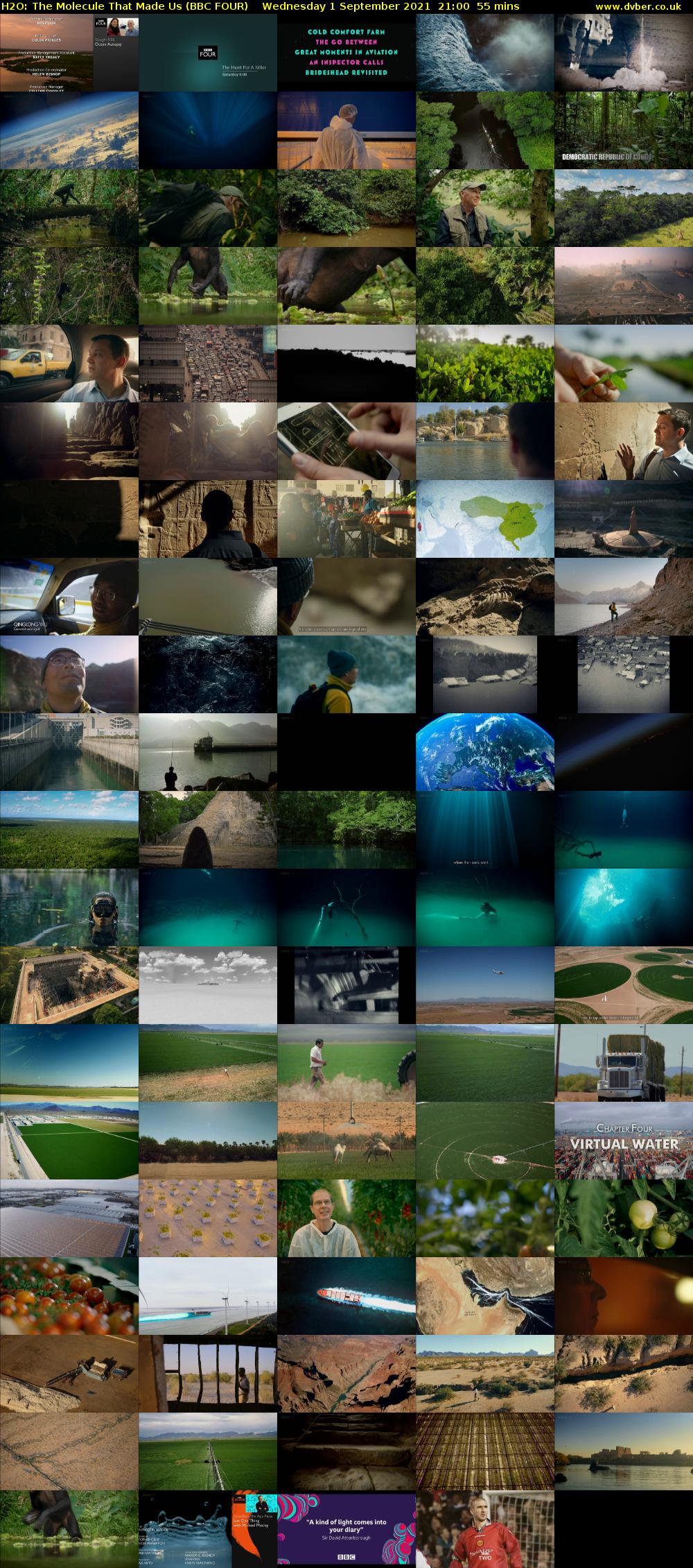H2O: The Molecule That Made Us (BBC FOUR) Wednesday 1 September 2021 21:00 - 21:55