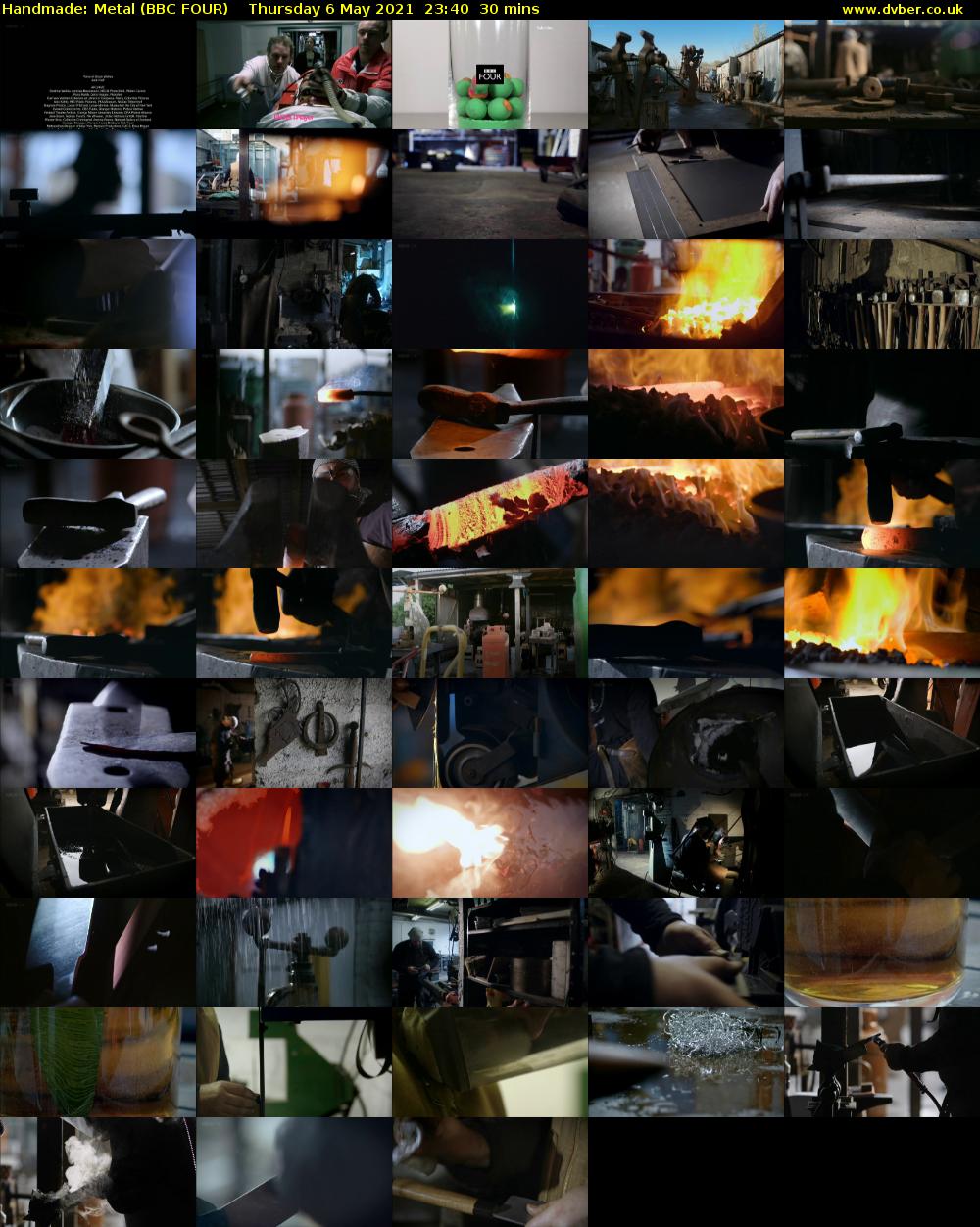 Handmade: Metal (BBC FOUR) Thursday 6 May 2021 23:40 - 00:10