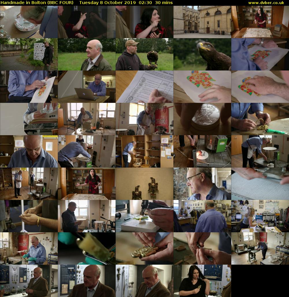Handmade in Bolton (BBC FOUR) Tuesday 8 October 2019 02:30 - 03:00