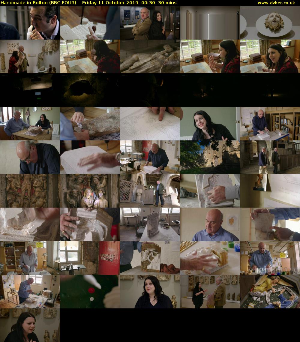 Handmade in Bolton (BBC FOUR) Friday 11 October 2019 00:30 - 01:00