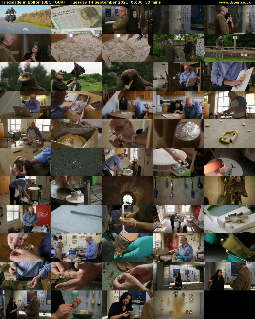 Handmade in Bolton (BBC FOUR) Tuesday 14 September 2021 00:30 - 01:00