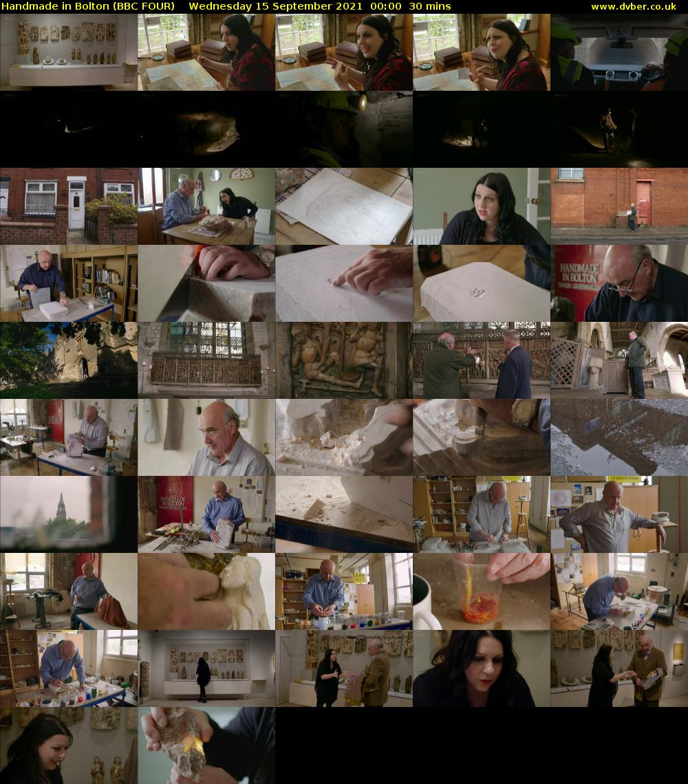 Handmade in Bolton (BBC FOUR) Wednesday 15 September 2021 00:00 - 00:30