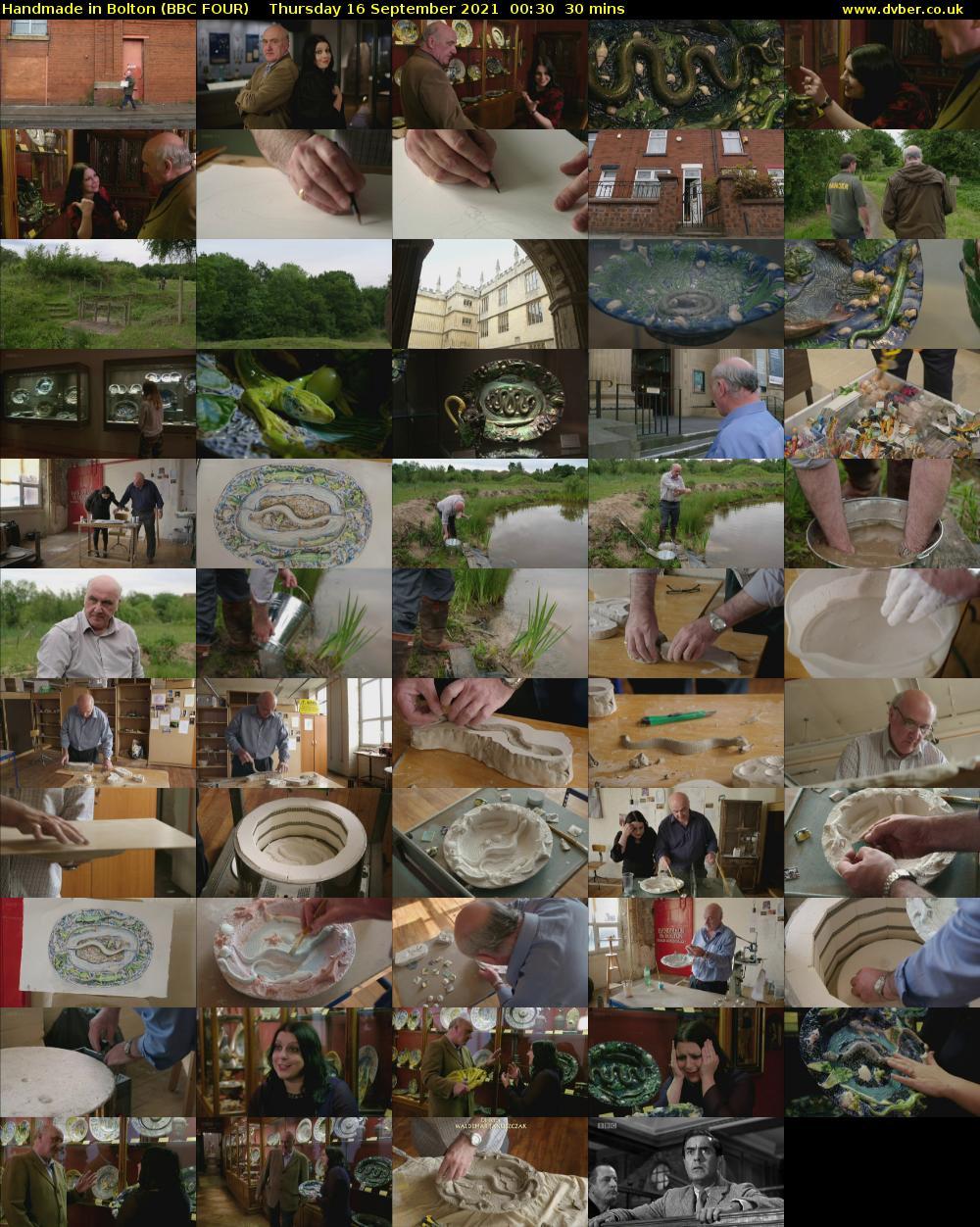 Handmade in Bolton (BBC FOUR) Thursday 16 September 2021 00:30 - 01:00