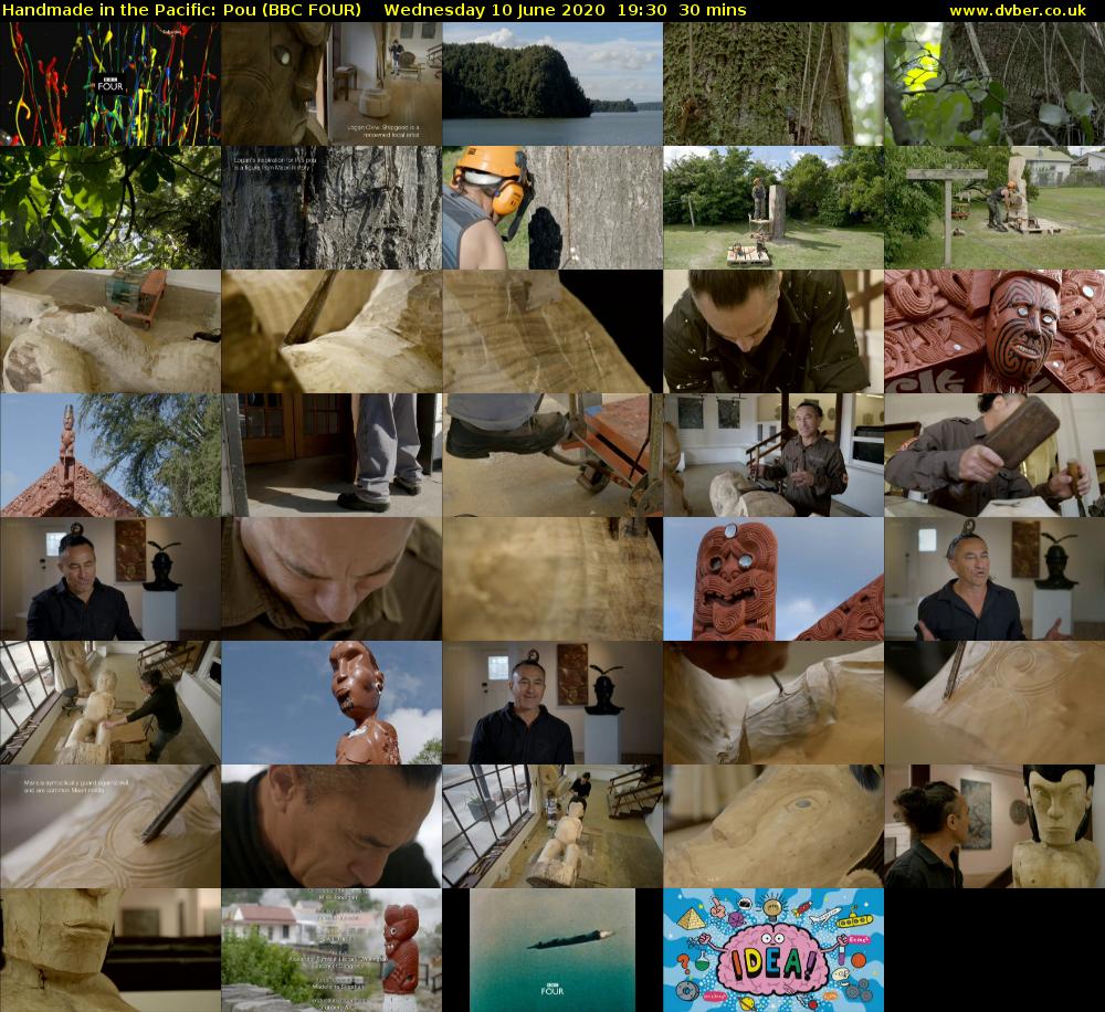 Handmade in the Pacific: Pou (BBC FOUR) Wednesday 10 June 2020 19:30 - 20:00