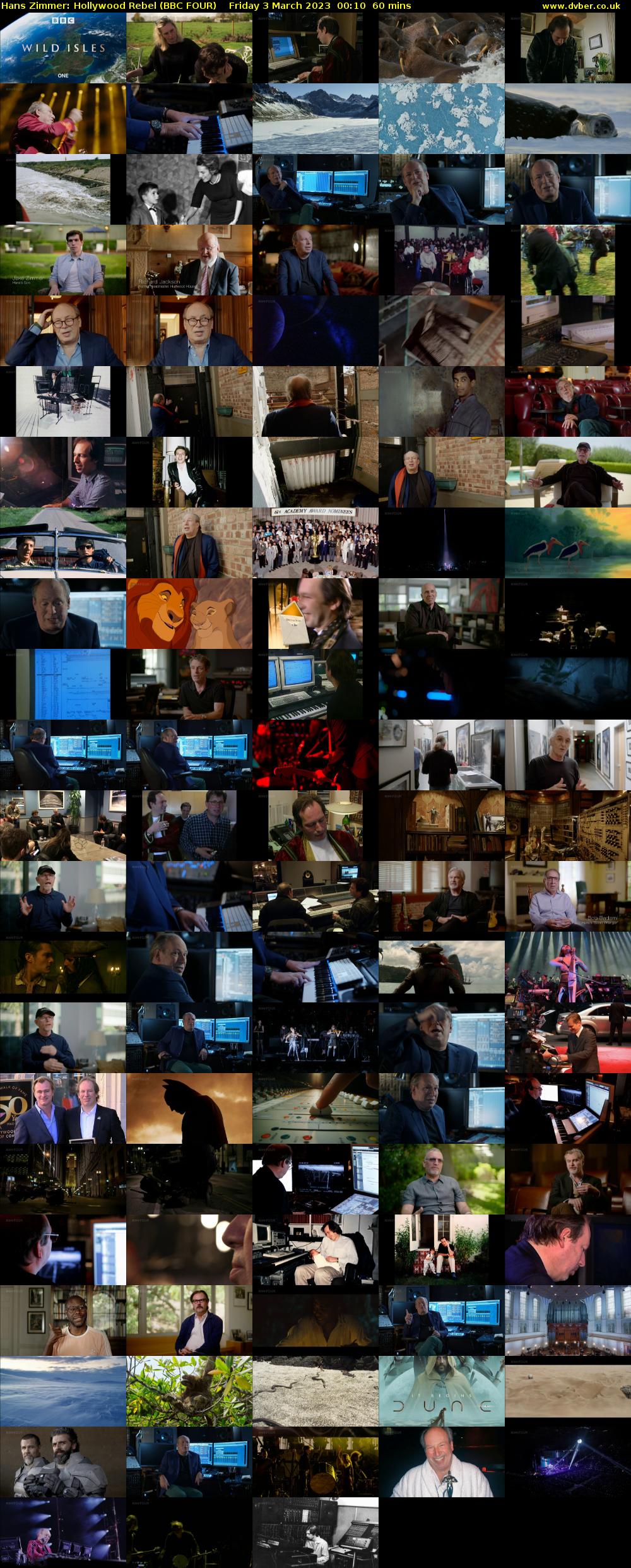 Hans Zimmer: Hollywood Rebel (BBC FOUR) Friday 3 March 2023 00:10 - 01:10
