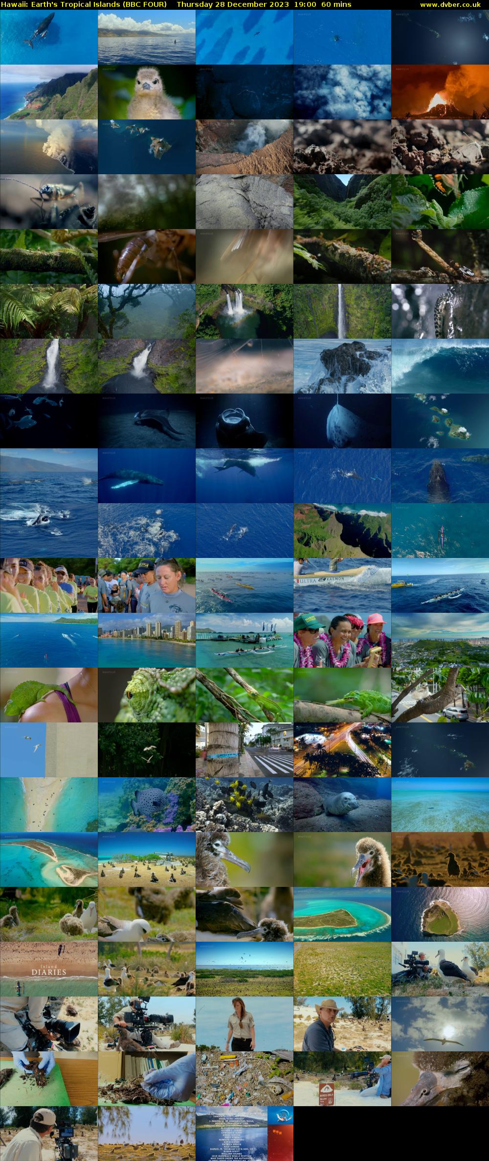 Hawaii: Earth's Tropical Islands (BBC FOUR) Thursday 28 December 2023 19:00 - 20:00