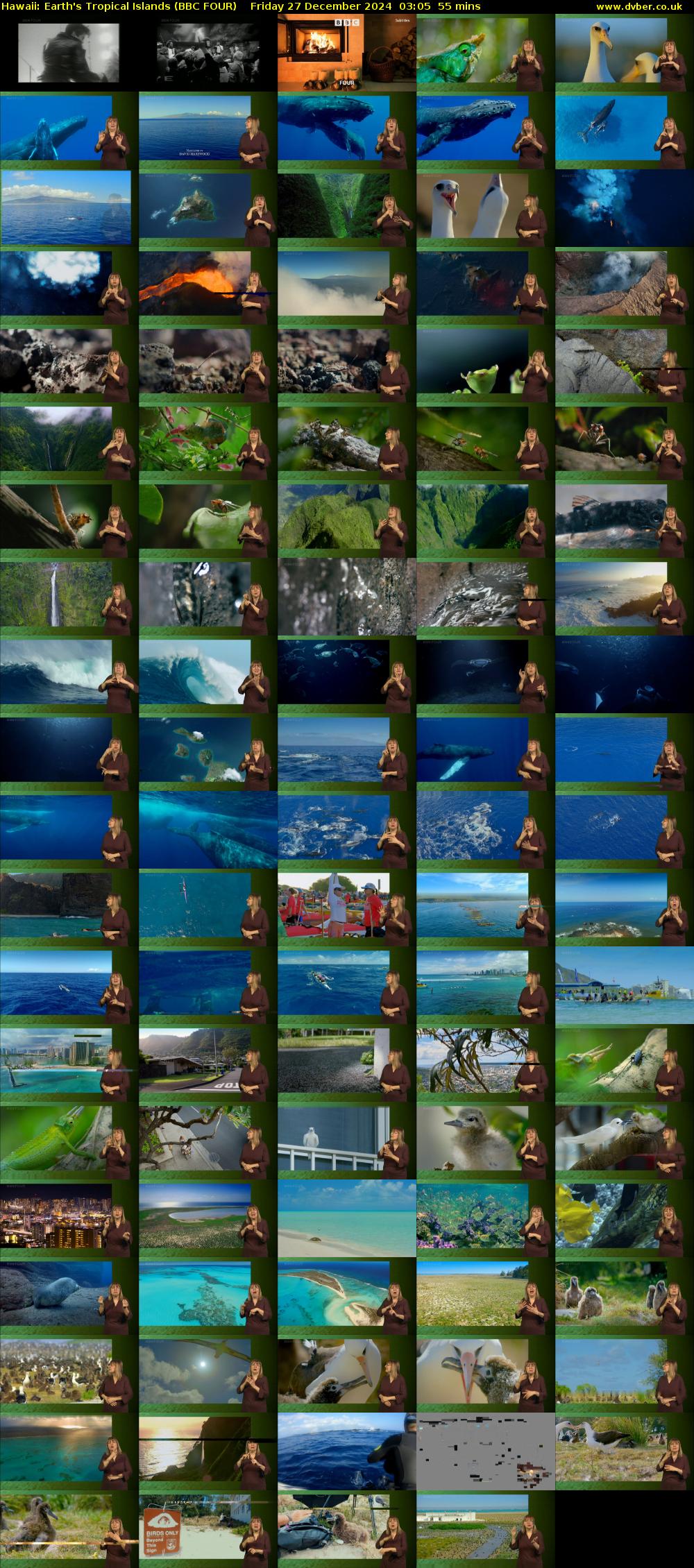 Hawaii: Earth's Tropical Islands (BBC FOUR) Friday 27 December 2024 03:05 - 04:00