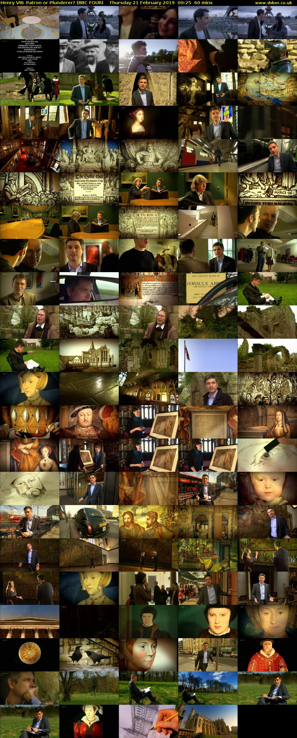 Henry VIII: Patron or Plunderer? (BBC FOUR) Thursday 21 February 2019 00:25 - 01:25