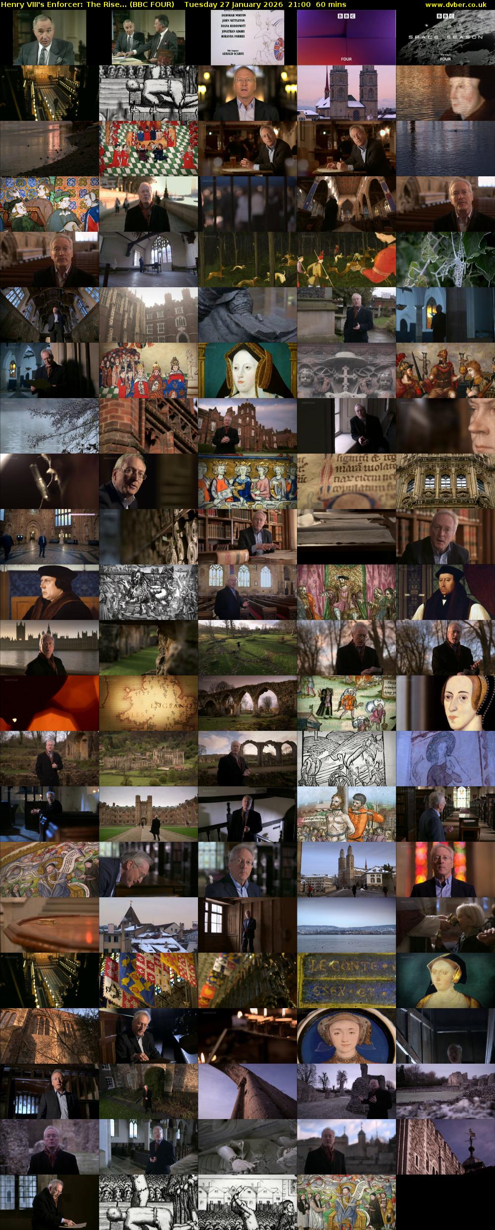 Henry VIII's Enforcer: The Rise... (BBC FOUR) Tuesday 27 January 2026 21:00 - 22:00
