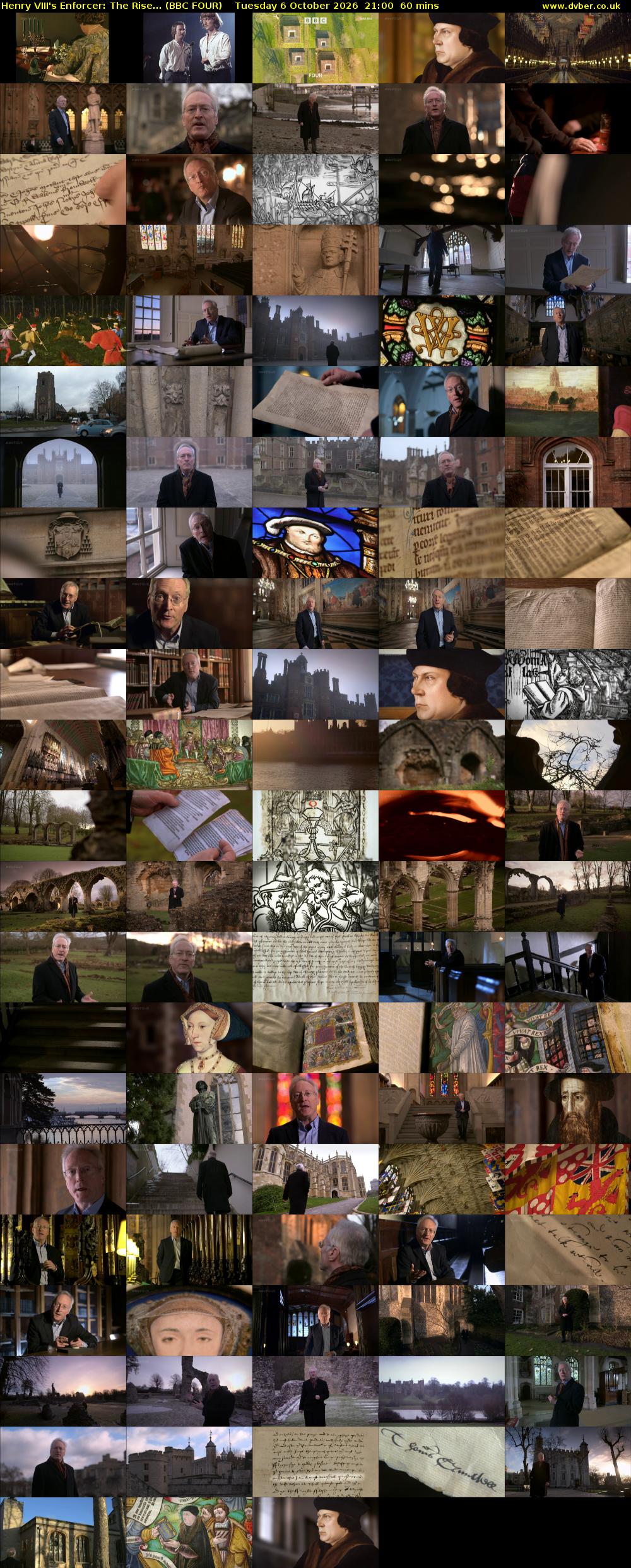 Henry VIII's Enforcer: The Rise... (BBC FOUR) Tuesday 6 October 2026 21:00 - 22:00