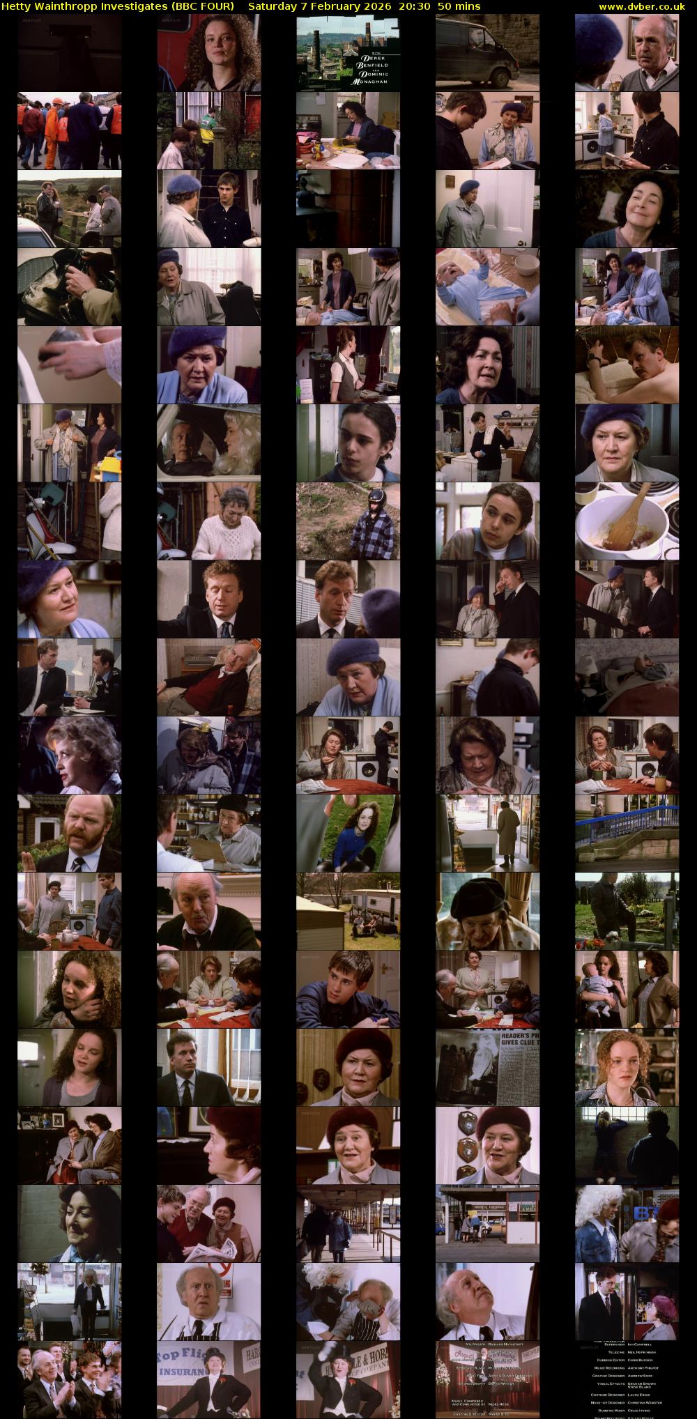 Hetty Wainthropp Investigates (BBC FOUR) Saturday 7 February 2026 20:30 - 21:20