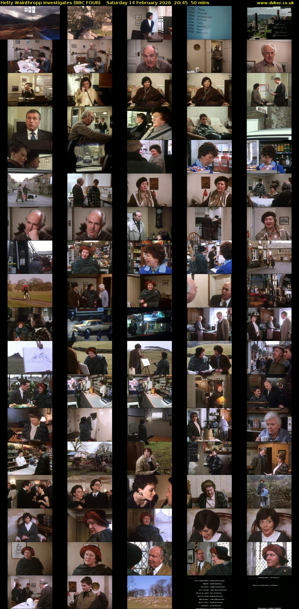 Hetty Wainthropp Investigates (BBC FOUR) Saturday 14 February 2026 20:45 - 21:35