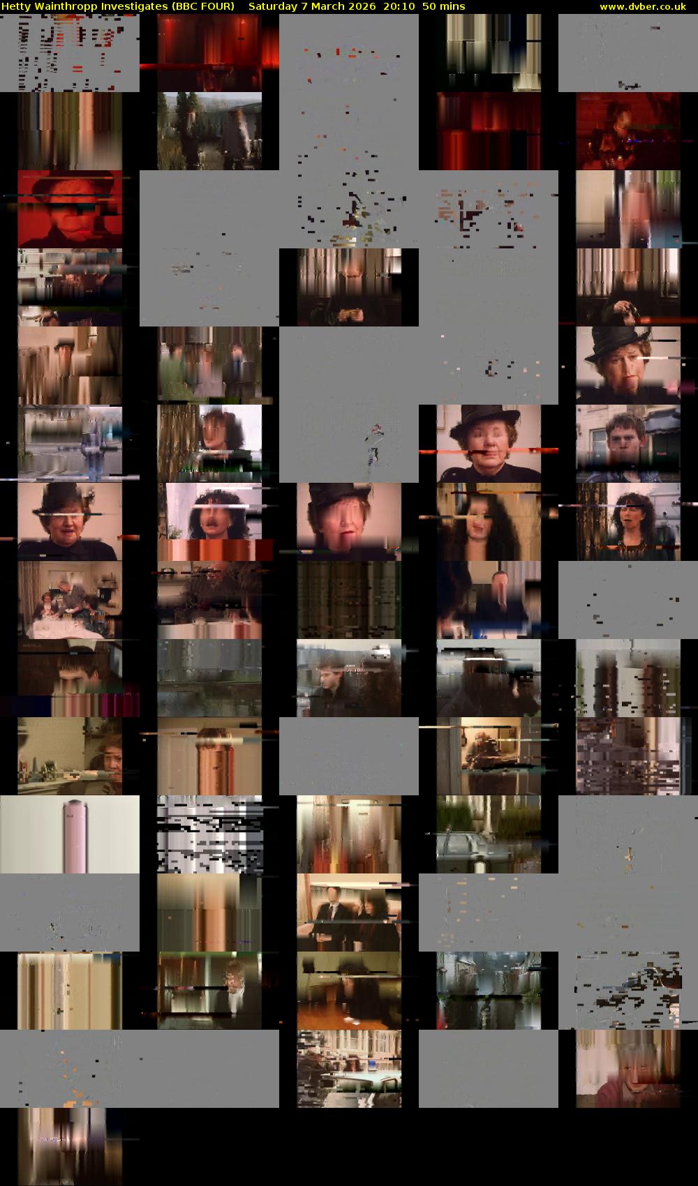 Hetty Wainthropp Investigates (BBC FOUR) Saturday 7 March 2026 20:10 - 21:00