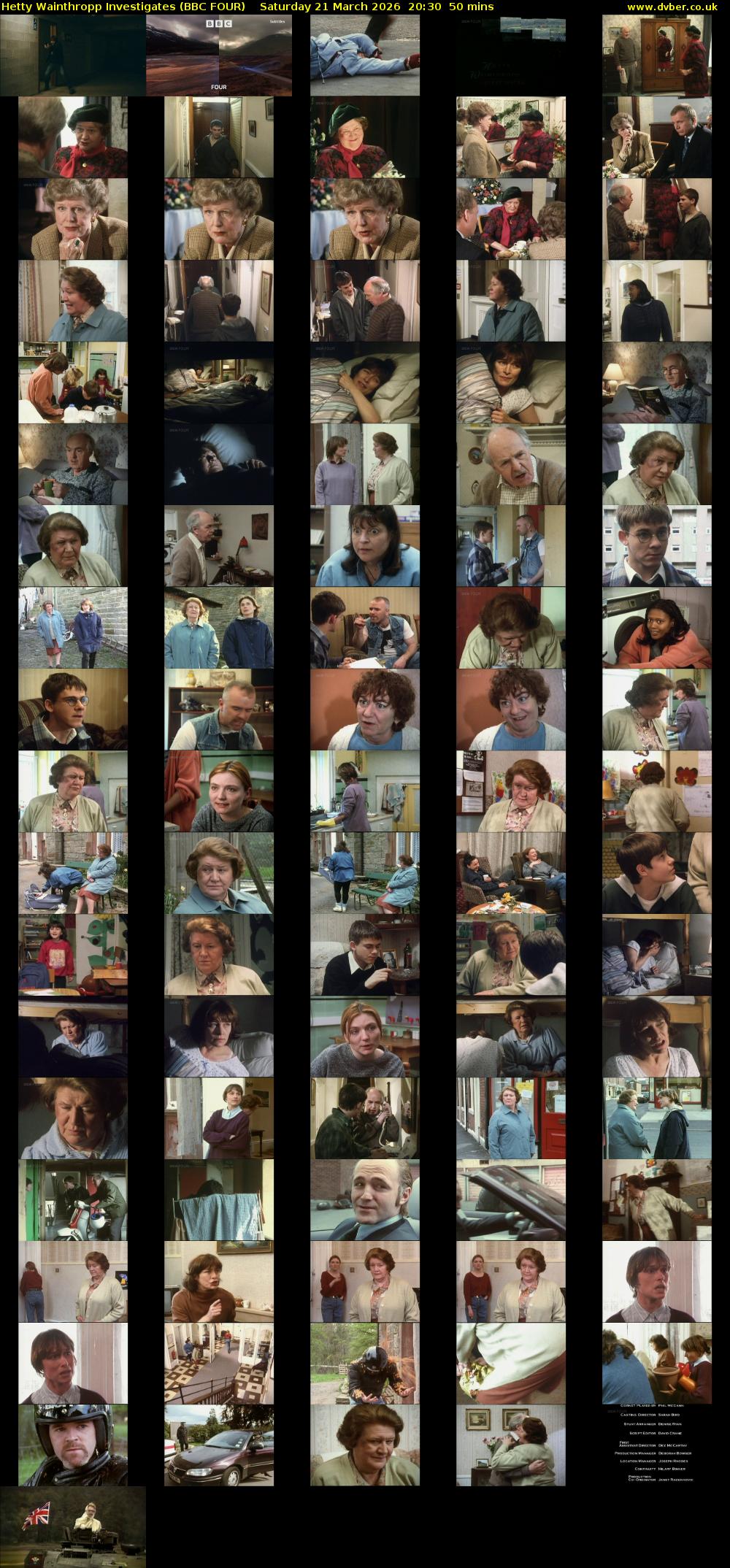 Hetty Wainthropp Investigates (BBC FOUR) Saturday 21 March 2026 20:30 - 21:20