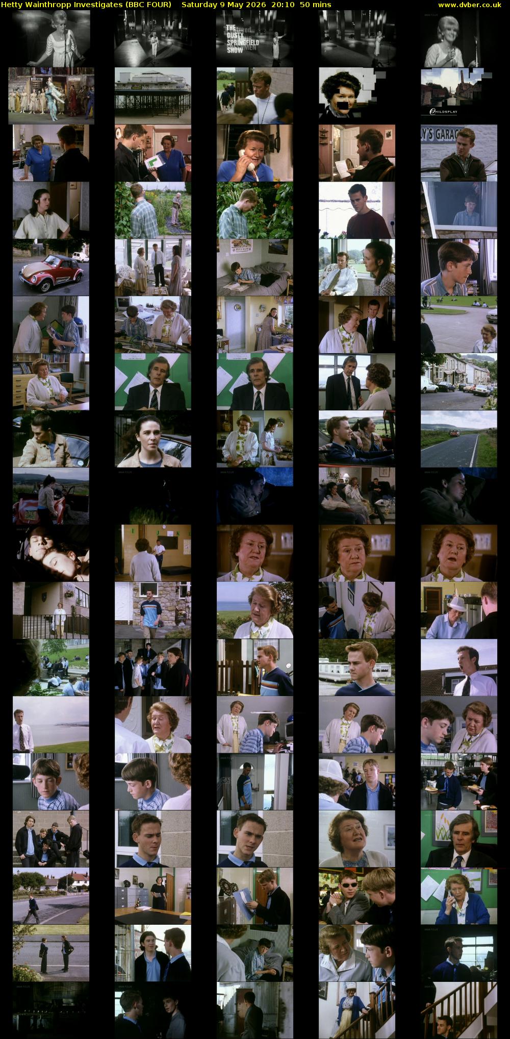 Hetty Wainthropp Investigates (BBC FOUR) Saturday 9 May 2026 20:10 - 21:00