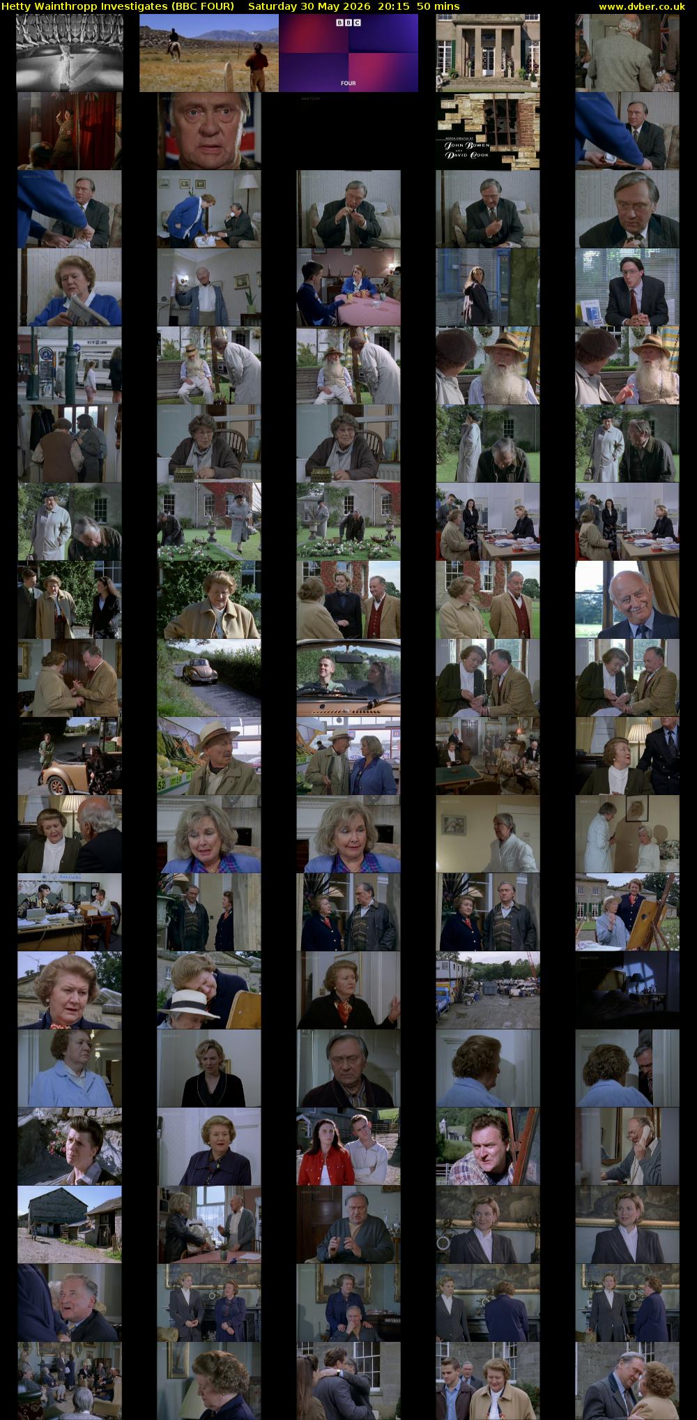 Hetty Wainthropp Investigates (BBC FOUR) Saturday 30 May 2026 20:15 - 21:05