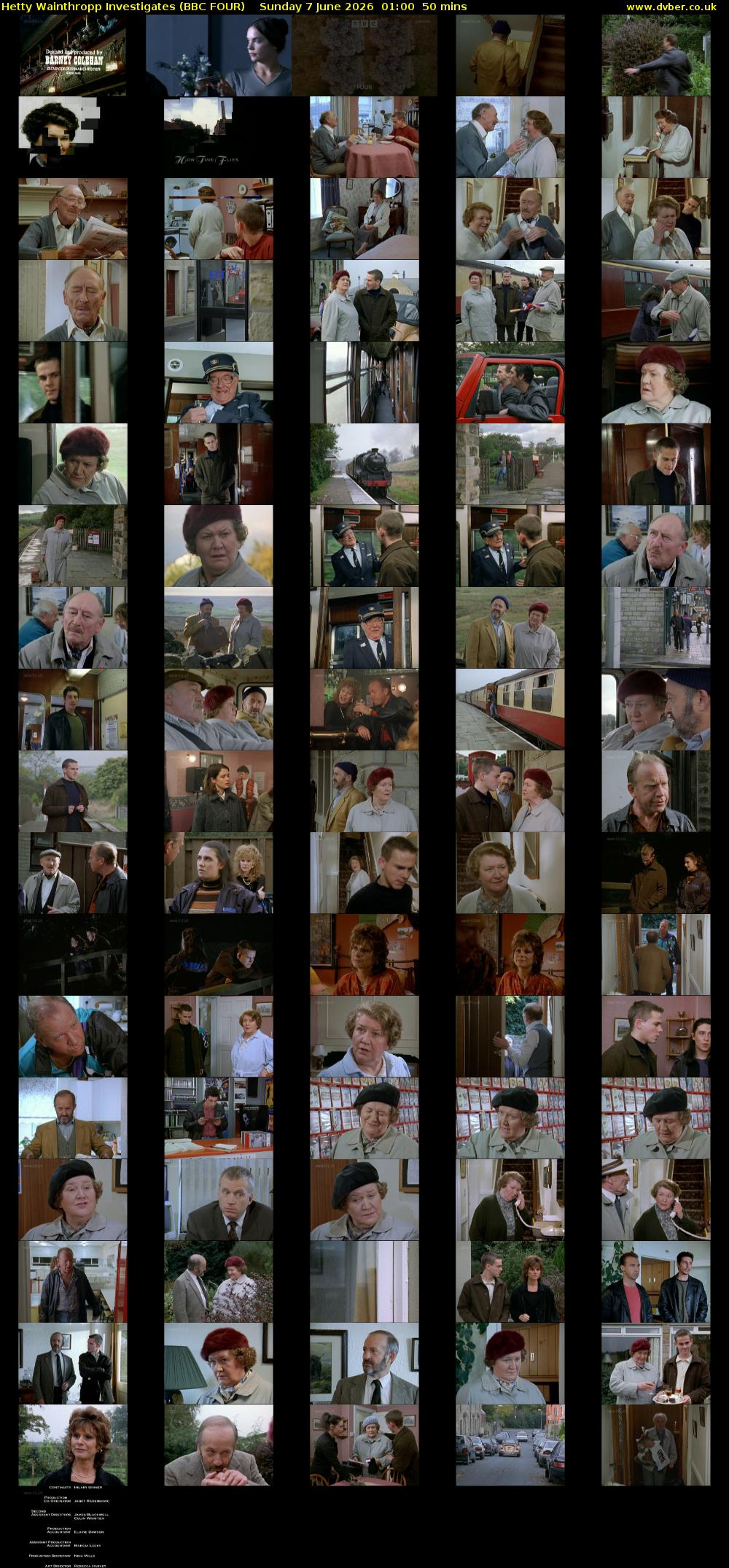 Hetty Wainthropp Investigates (BBC FOUR) Sunday 7 June 2026 01:00 - 01:50