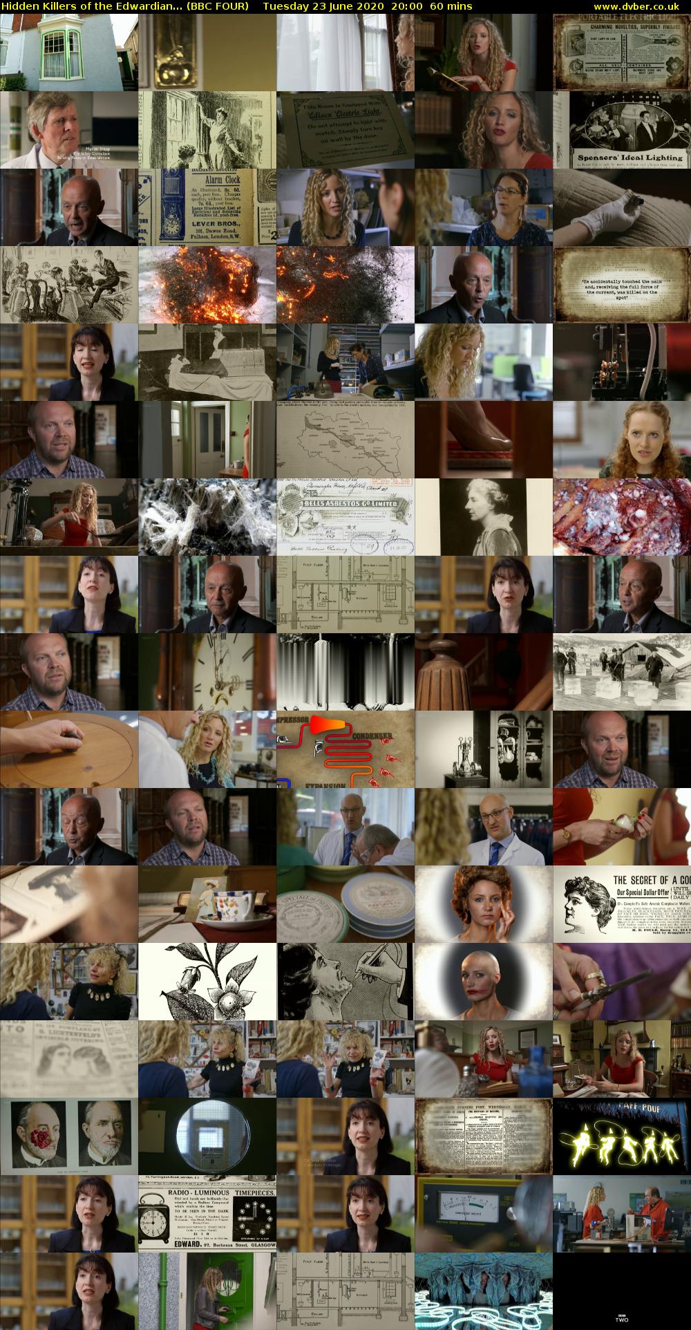 Hidden Killers of the Edwardian... (BBC FOUR) Tuesday 23 June 2020 20:00 - 21:00