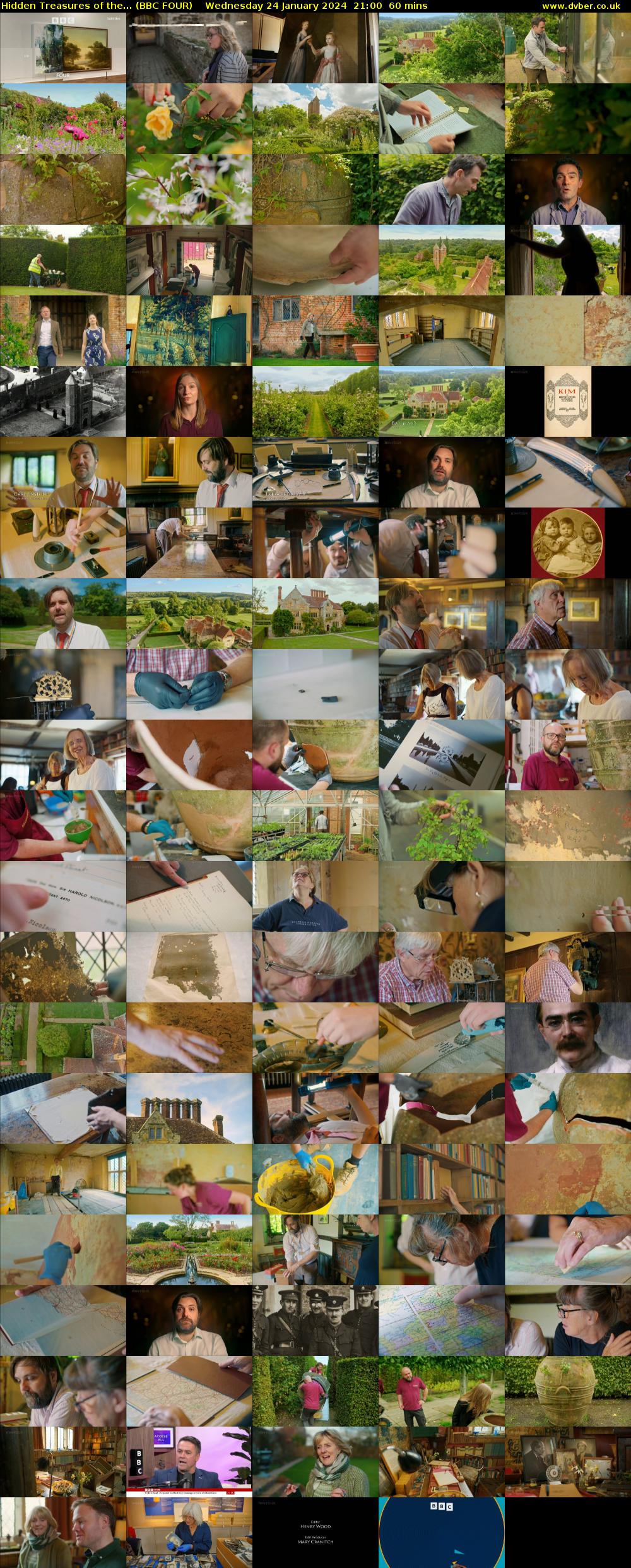 Hidden Treasures of the... (BBC FOUR) Wednesday 24 January 2024 21:00 - 22:00