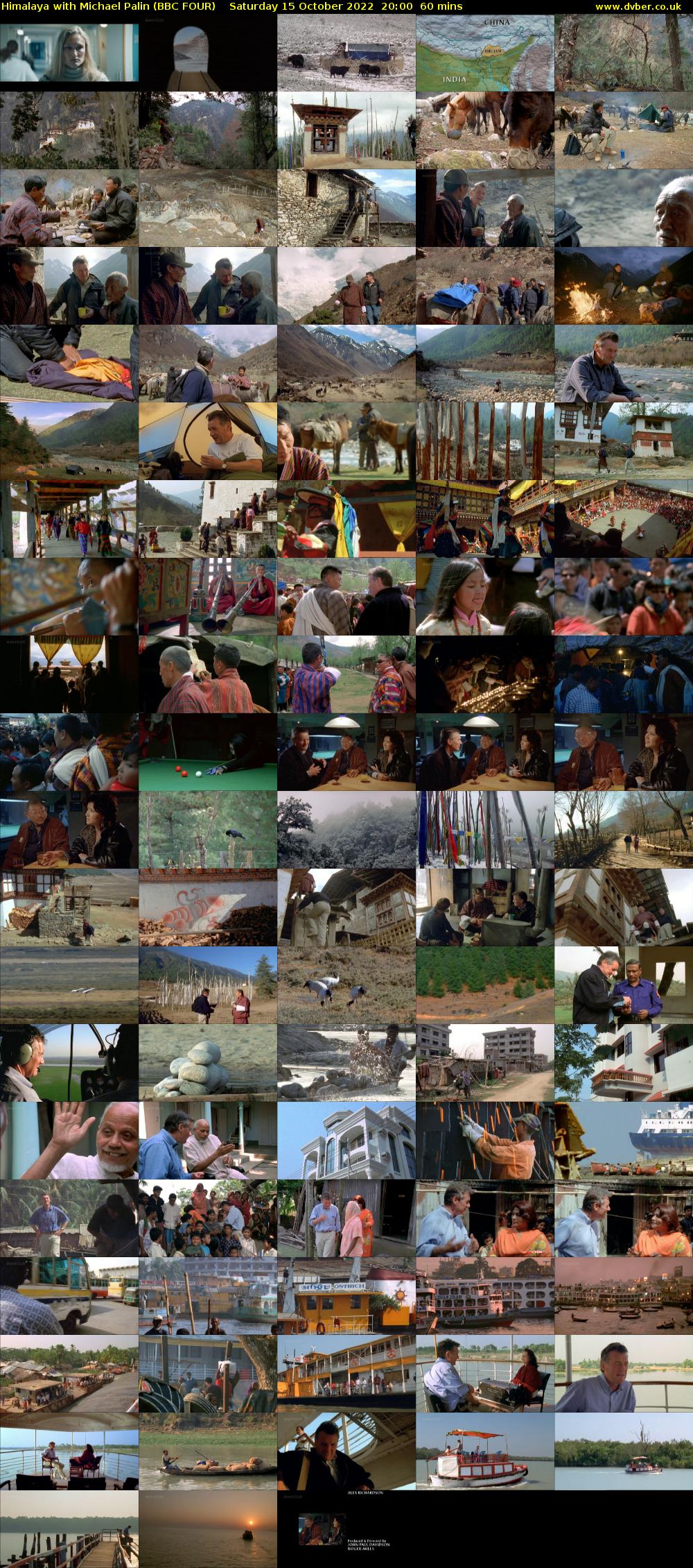 Himalaya with Michael Palin (BBC FOUR) Saturday 15 October 2022 20:00 - 21:00