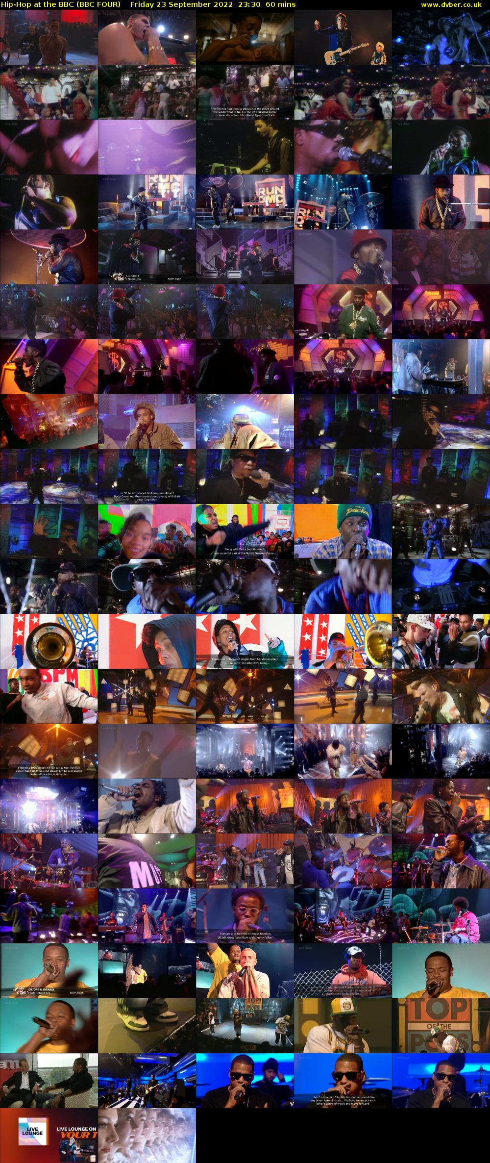 Hip-Hop at the BBC (BBC FOUR) Friday 23 September 2022 23:30 - 00:30