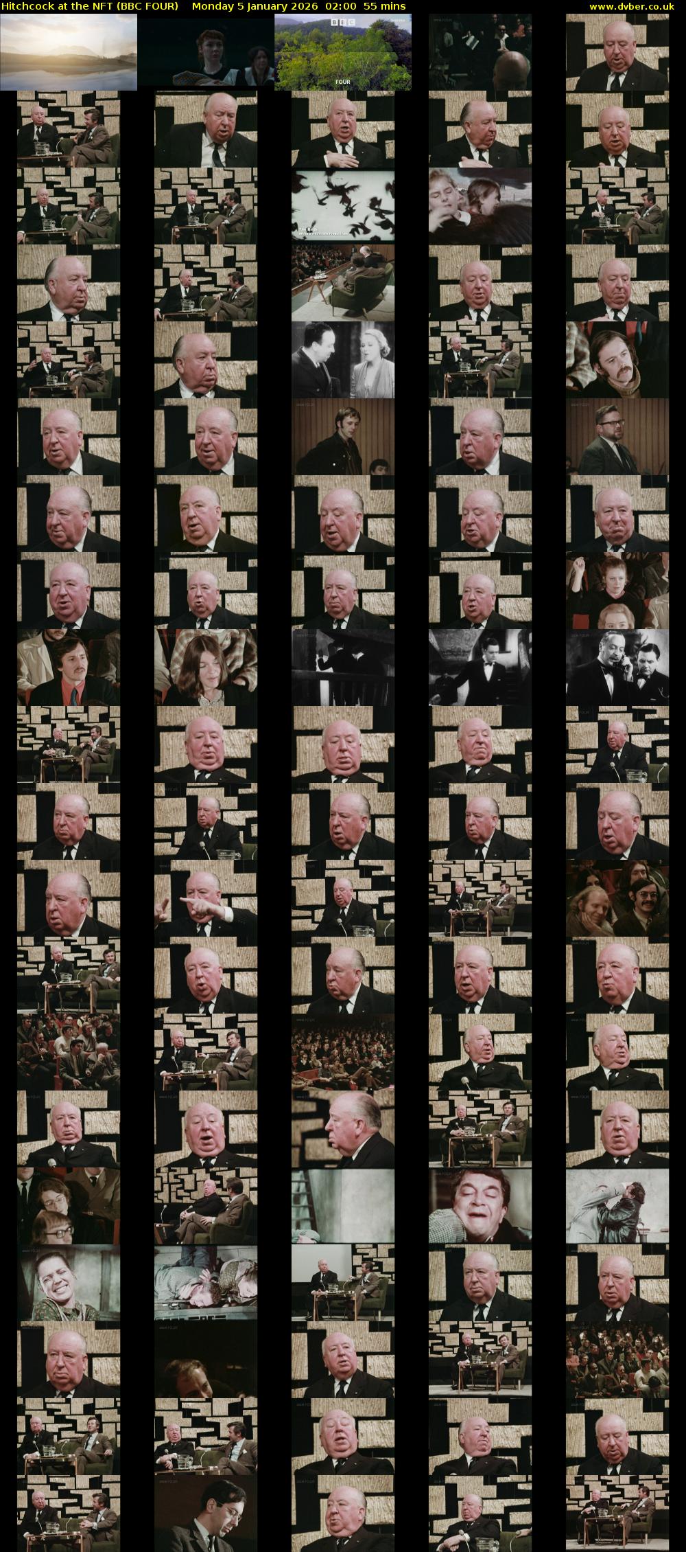 Hitchcock at the NFT (BBC FOUR) Monday 5 January 2026 02:00 - 02:55