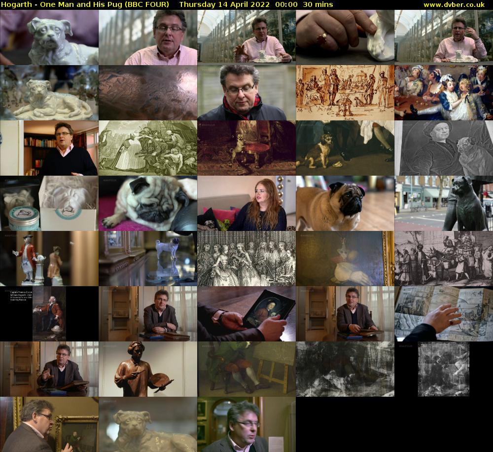 Hogarth - One Man and His Pug (BBC FOUR) Thursday 14 April 2022 00:00 - 00:30