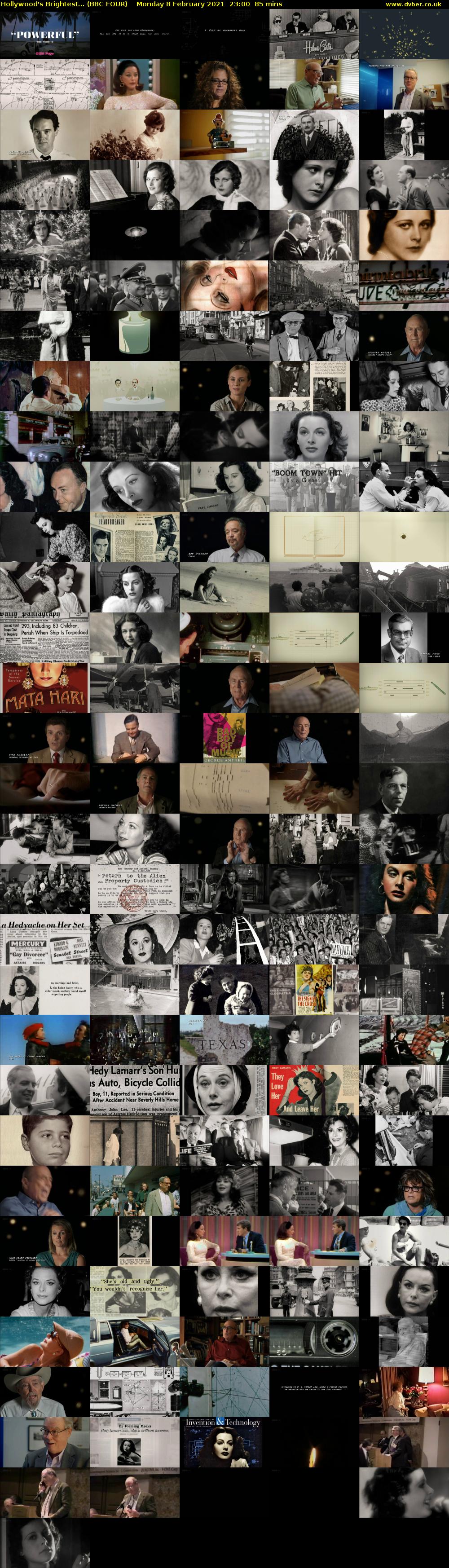 Hollywood's Brightest... (BBC FOUR) Monday 8 February 2021 23:00 - 00:25