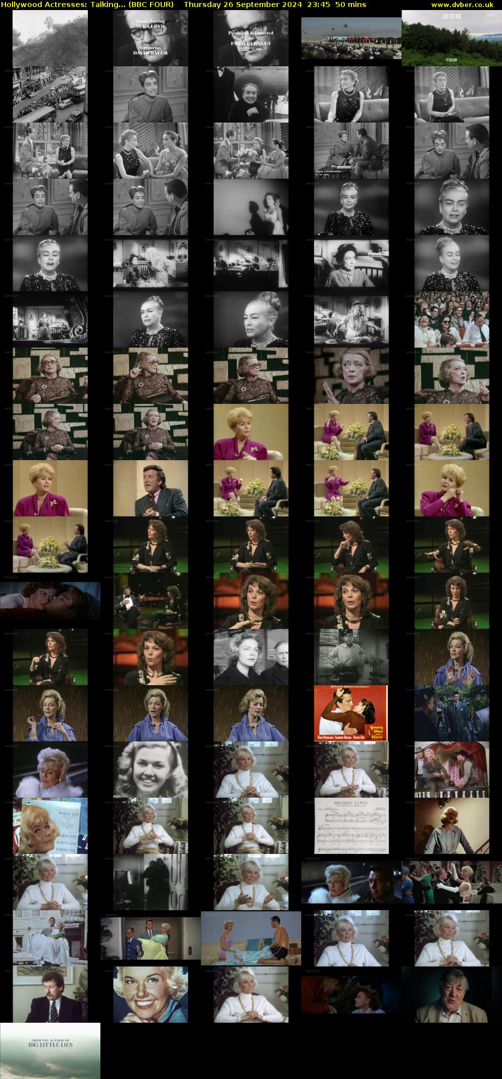 Hollywood Actresses: Talking... (BBC FOUR) Thursday 26 September 2024 23:45 - 00:35