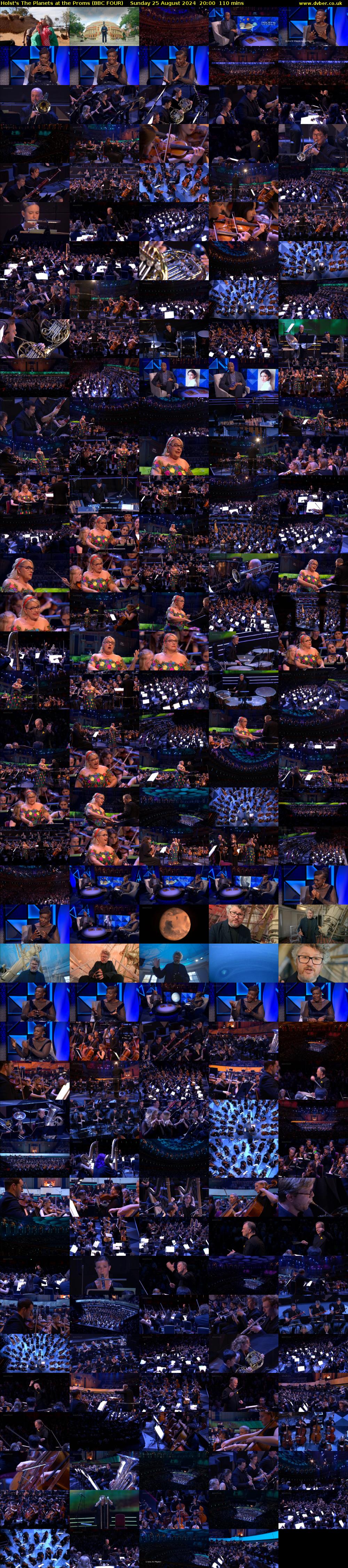 Holst's The Planets at the Proms (BBC FOUR) Sunday 25 August 2024 20:00 - 21:50