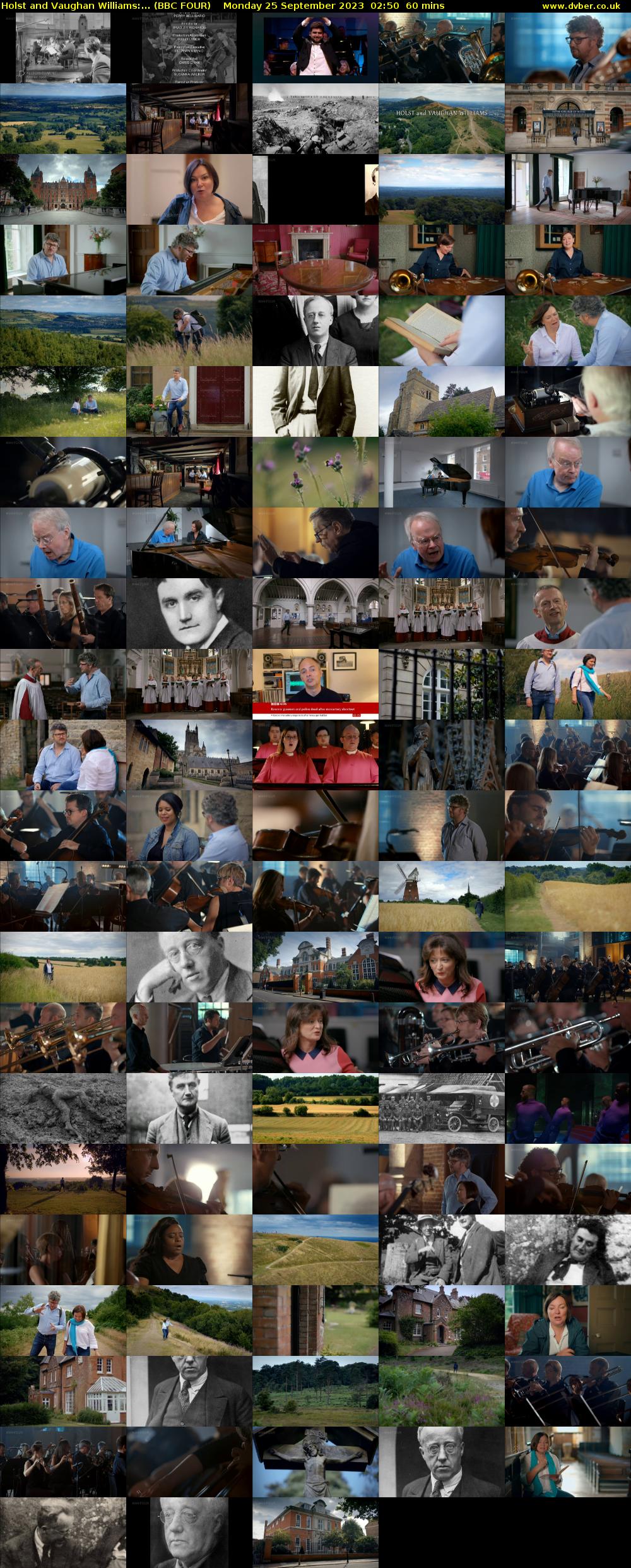 Holst and Vaughan Williams:... (BBC FOUR) Monday 25 September 2023 02:50 - 03:50