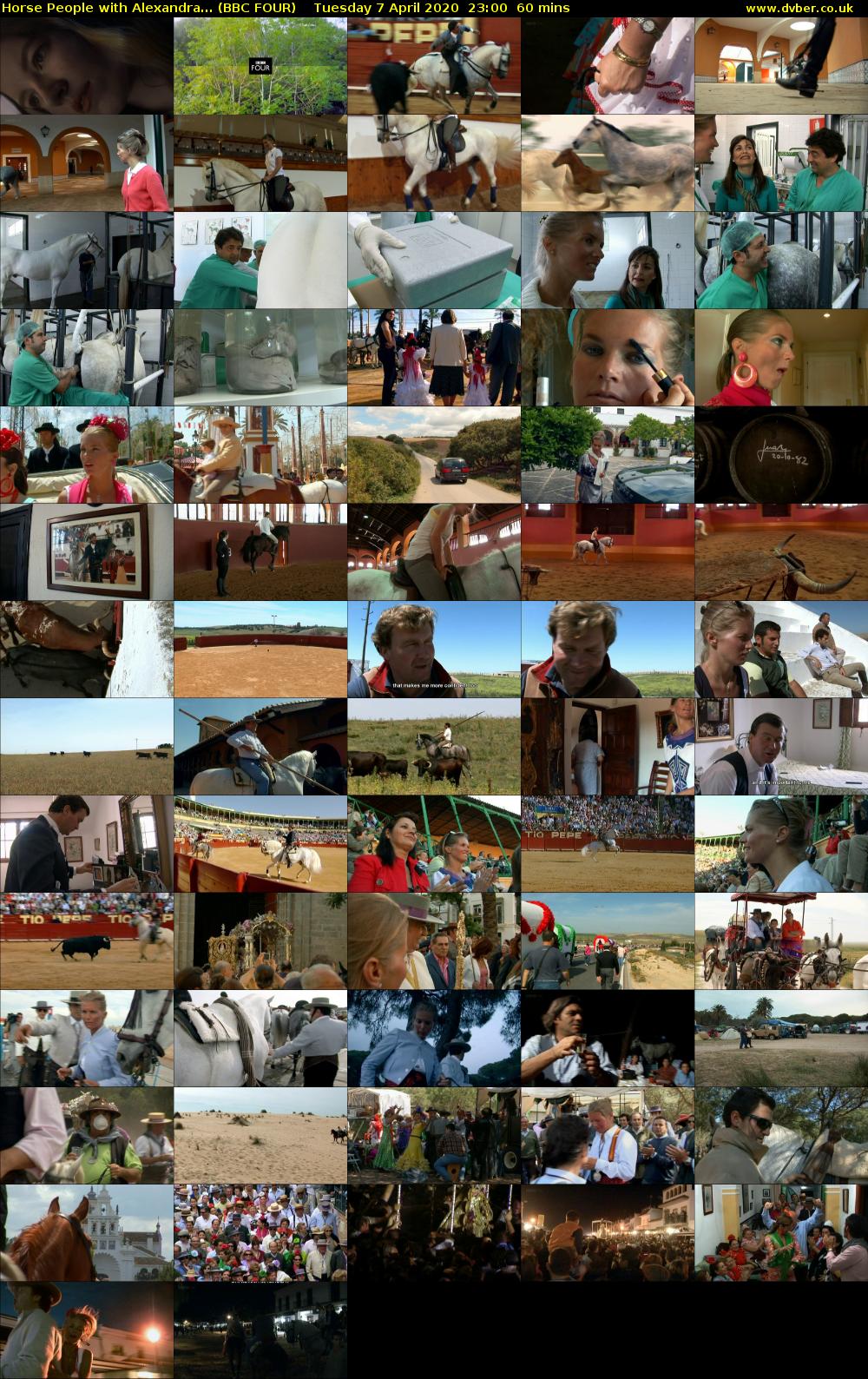 Horse People with Alexandra... (BBC FOUR) Tuesday 7 April 2020 23:00 - 00:00