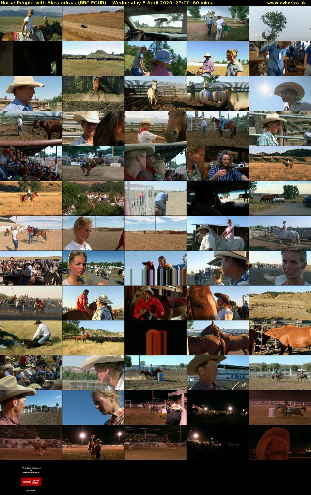 Horse People with Alexandra... (BBC FOUR) Wednesday 8 April 2020 23:00 - 00:00