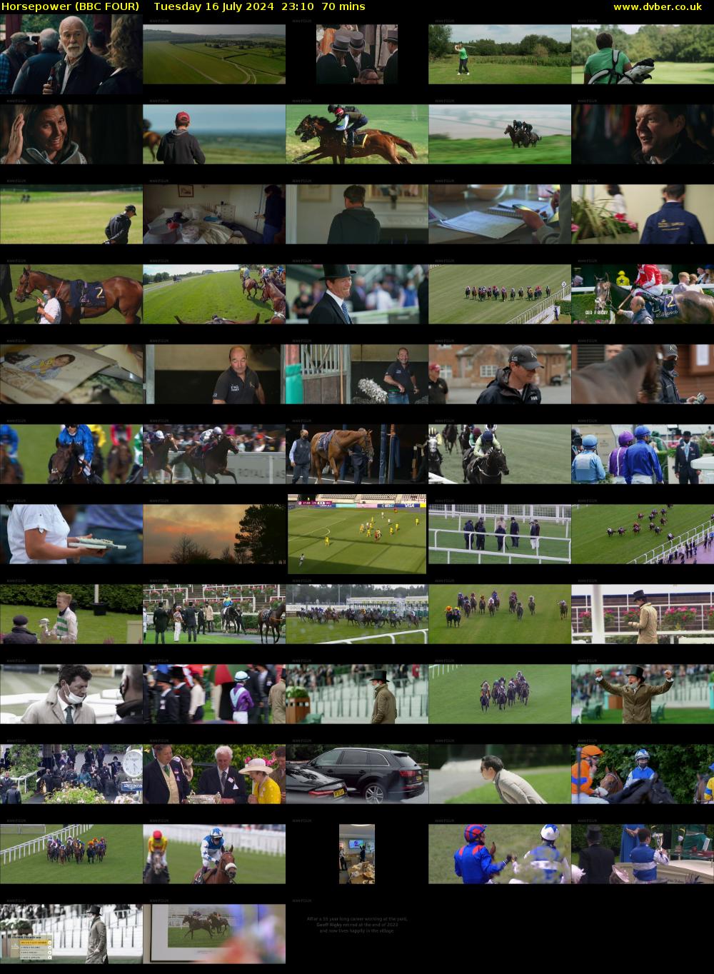 Horsepower (BBC FOUR) Tuesday 16 July 2024 23:10 - 00:20